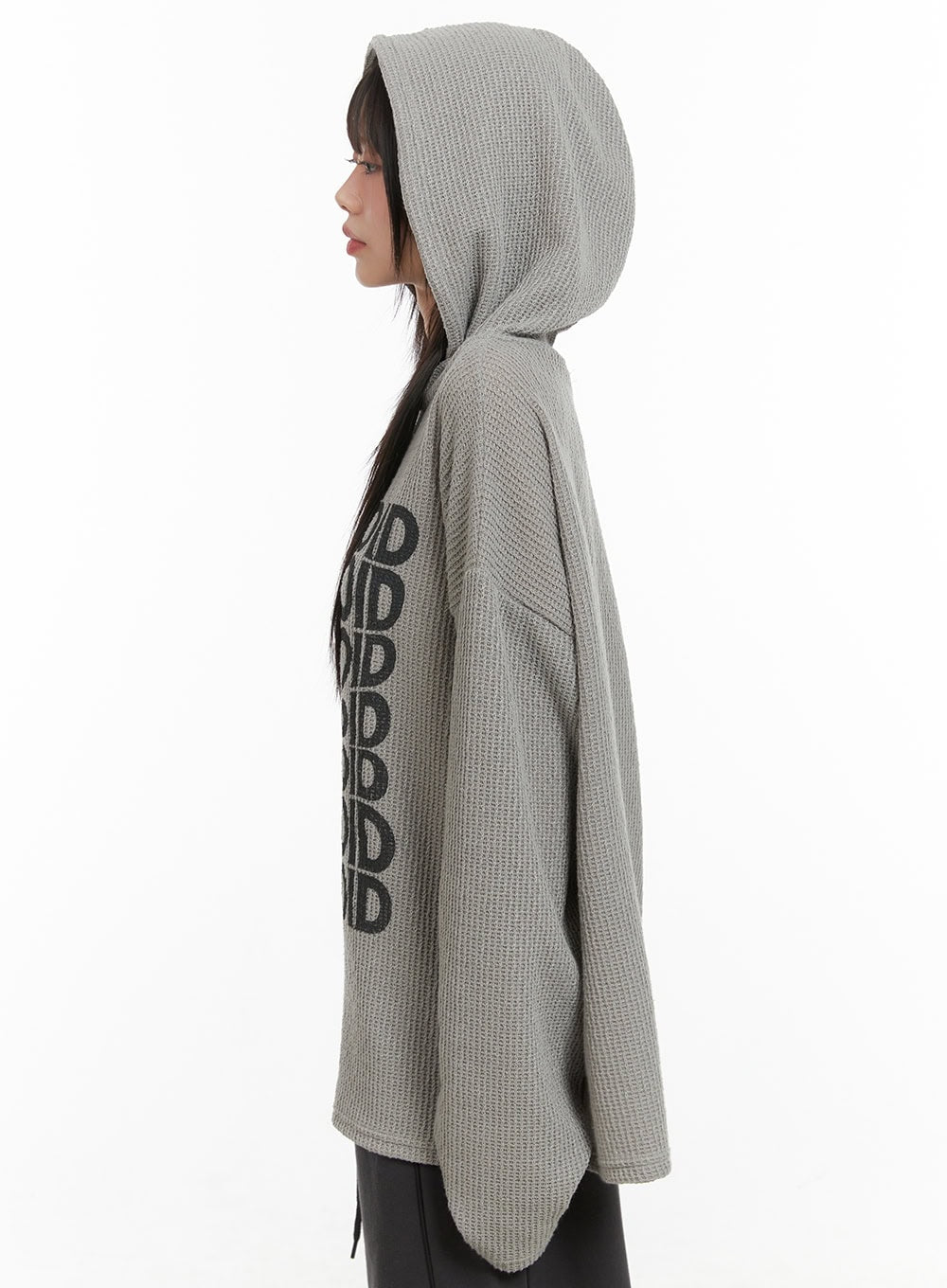 Knit Lettering Hoodie CG427