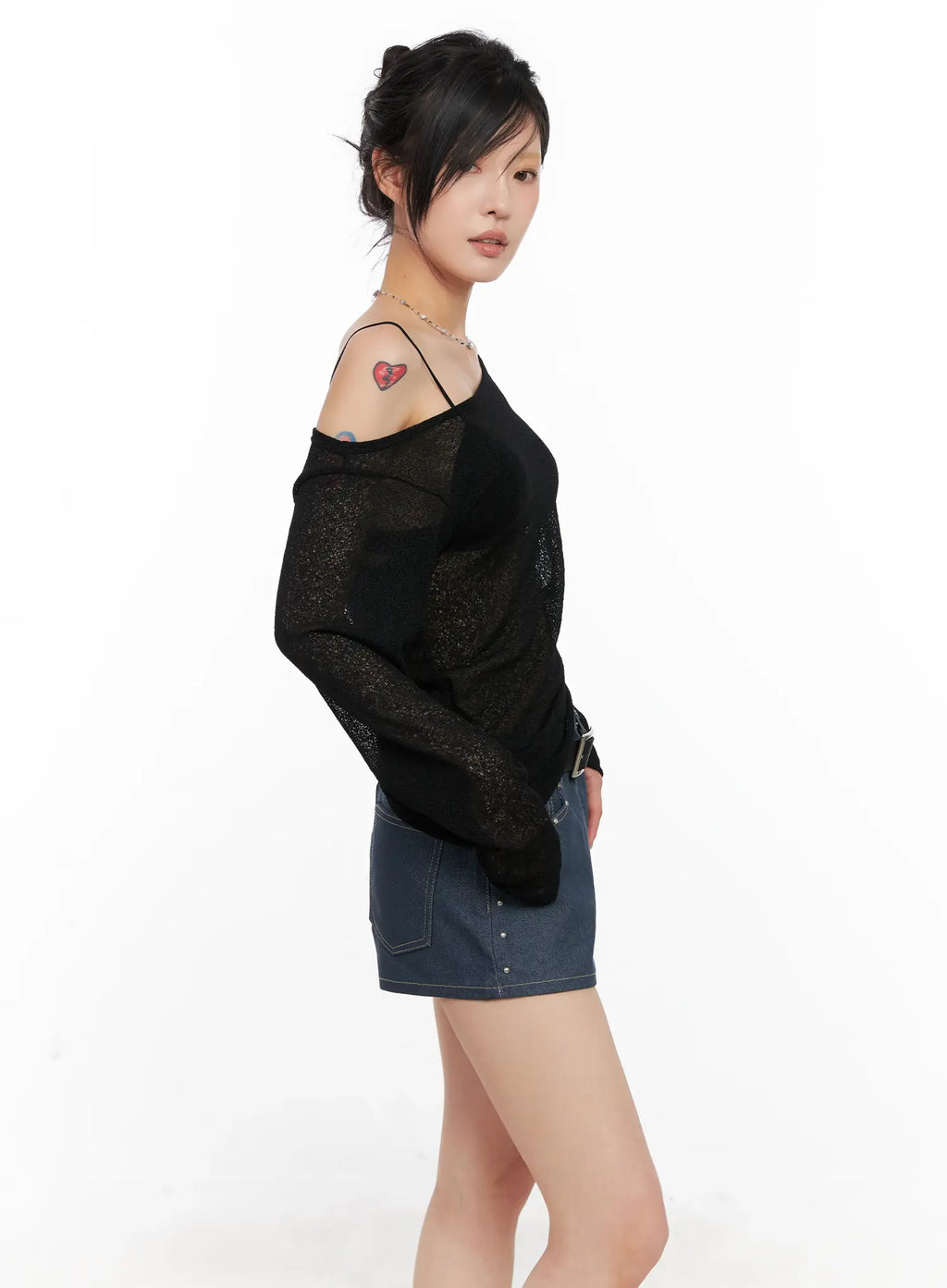Boatneck Off-Shoulder Long Sleeve CL525