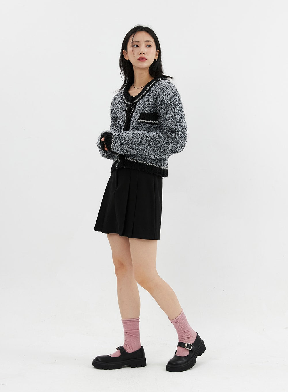 Wool Blend Mini Skirt OO305