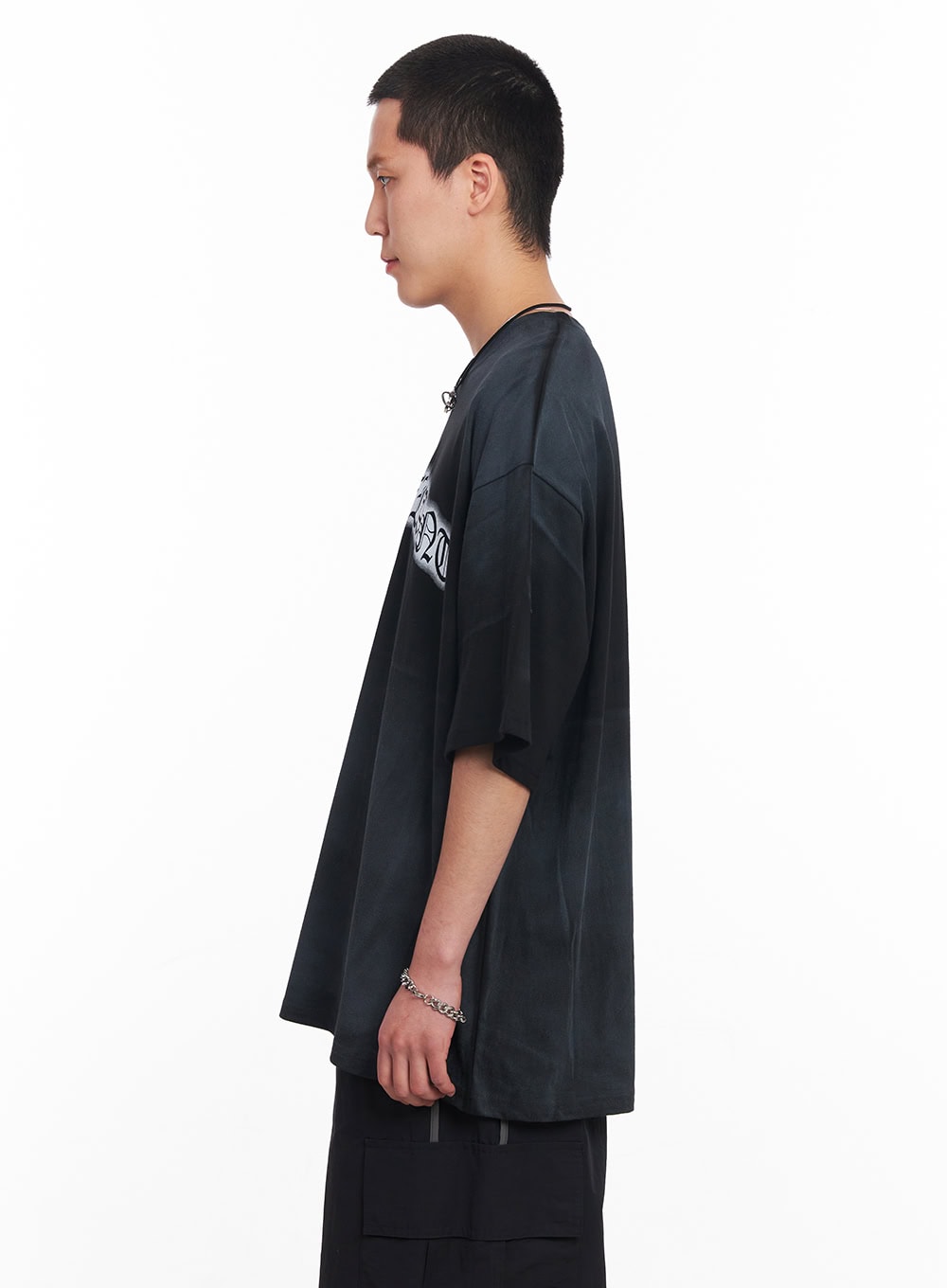 Men's Gradient Street Graphic T-Shirt IU503