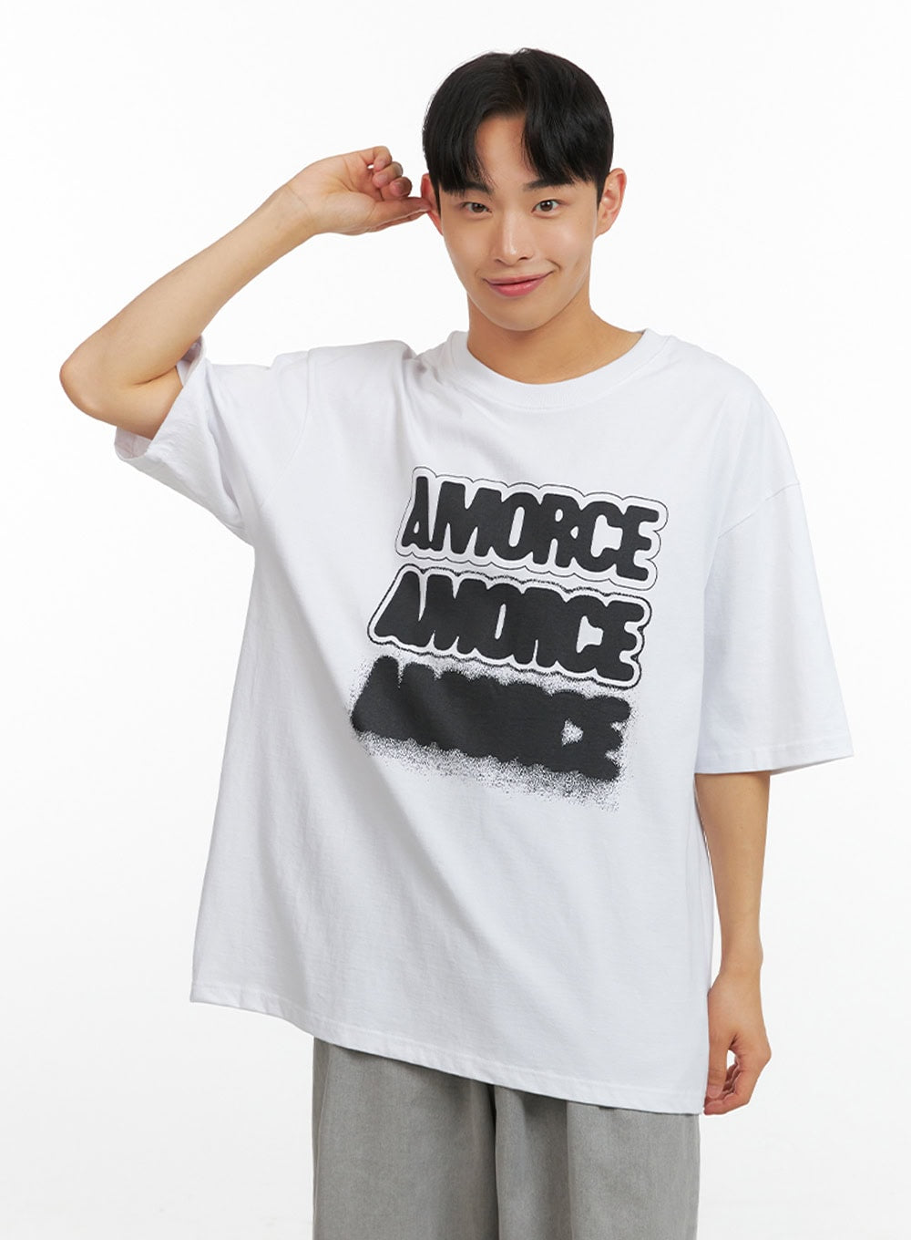 Men's Cotton Graphic T-Shirt IU414