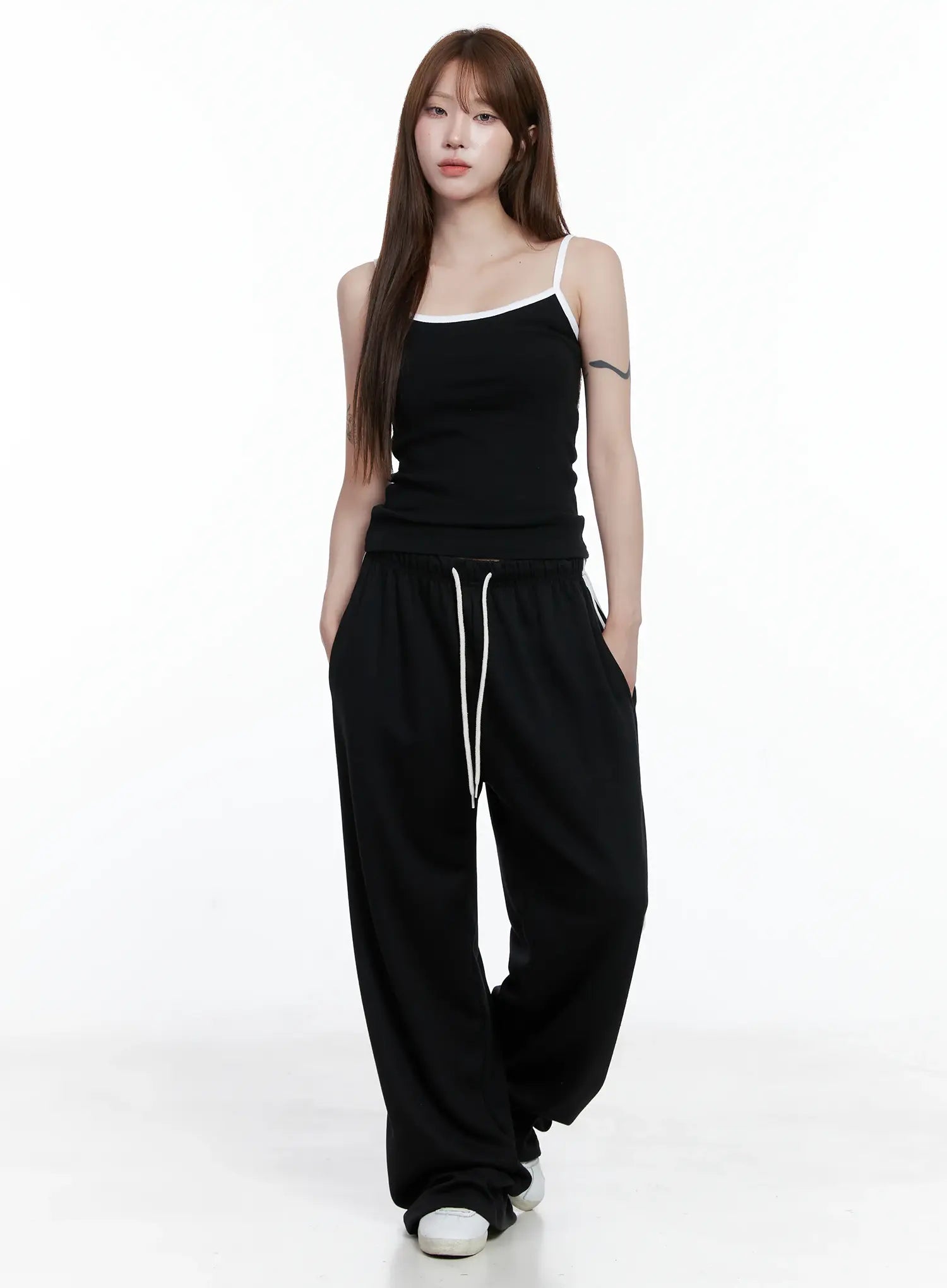 Striped Wide-Leg Sweatpants CS501