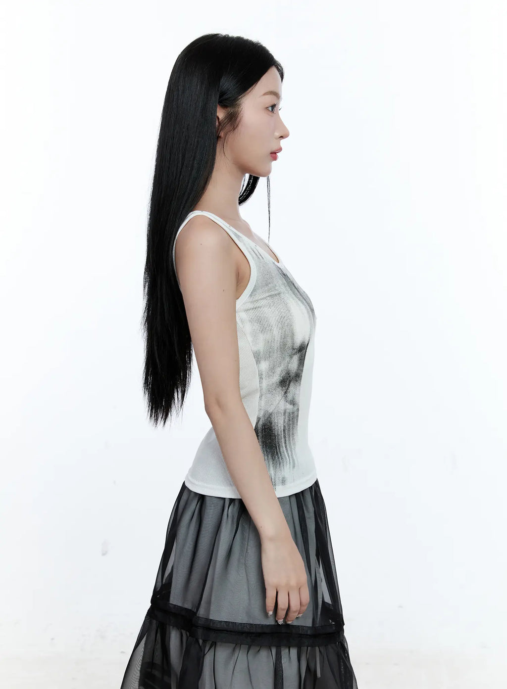 Gradient Ribbed Tank Top CG507