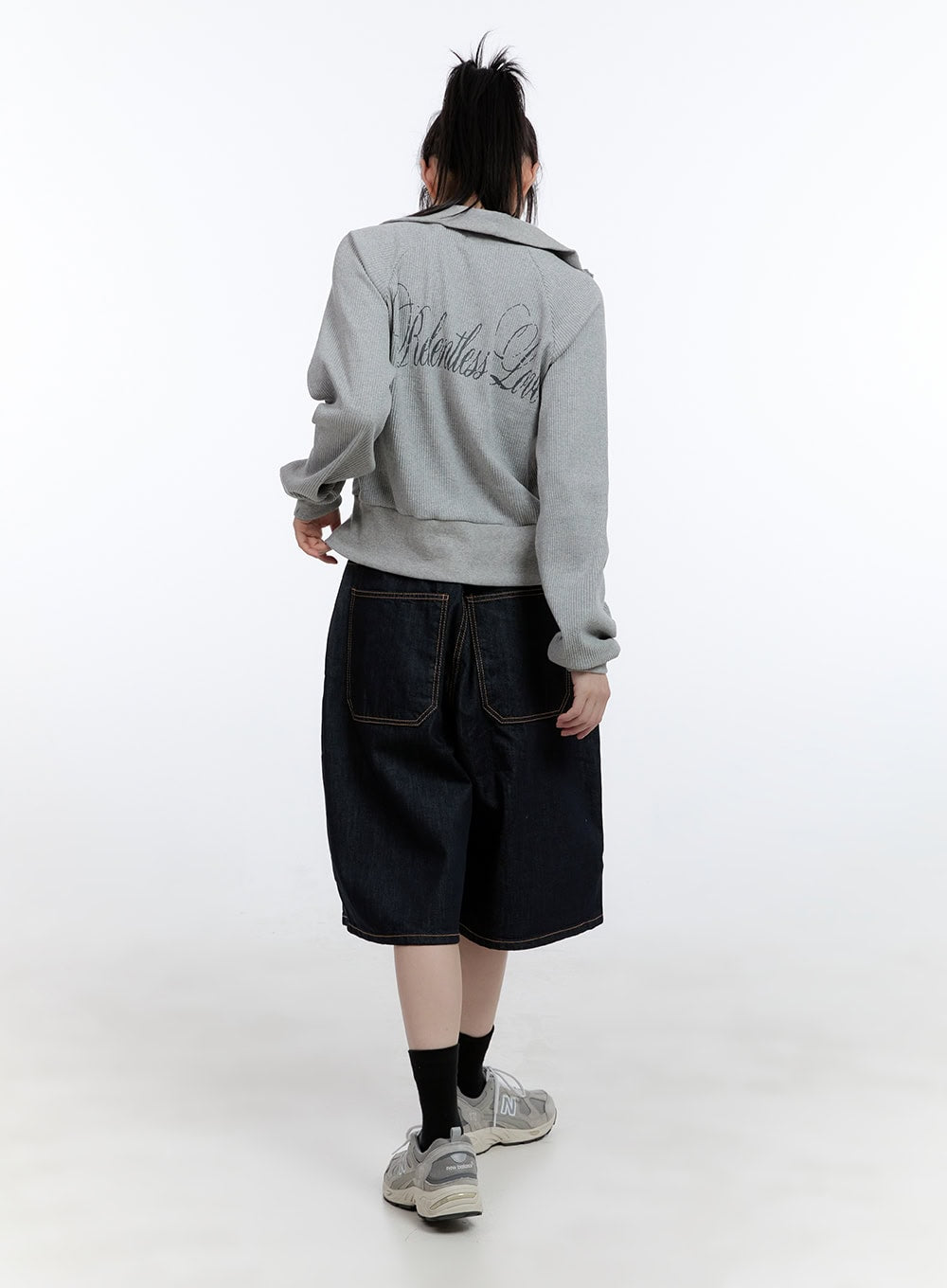 Dora Stitched Baggy Jorts CG413