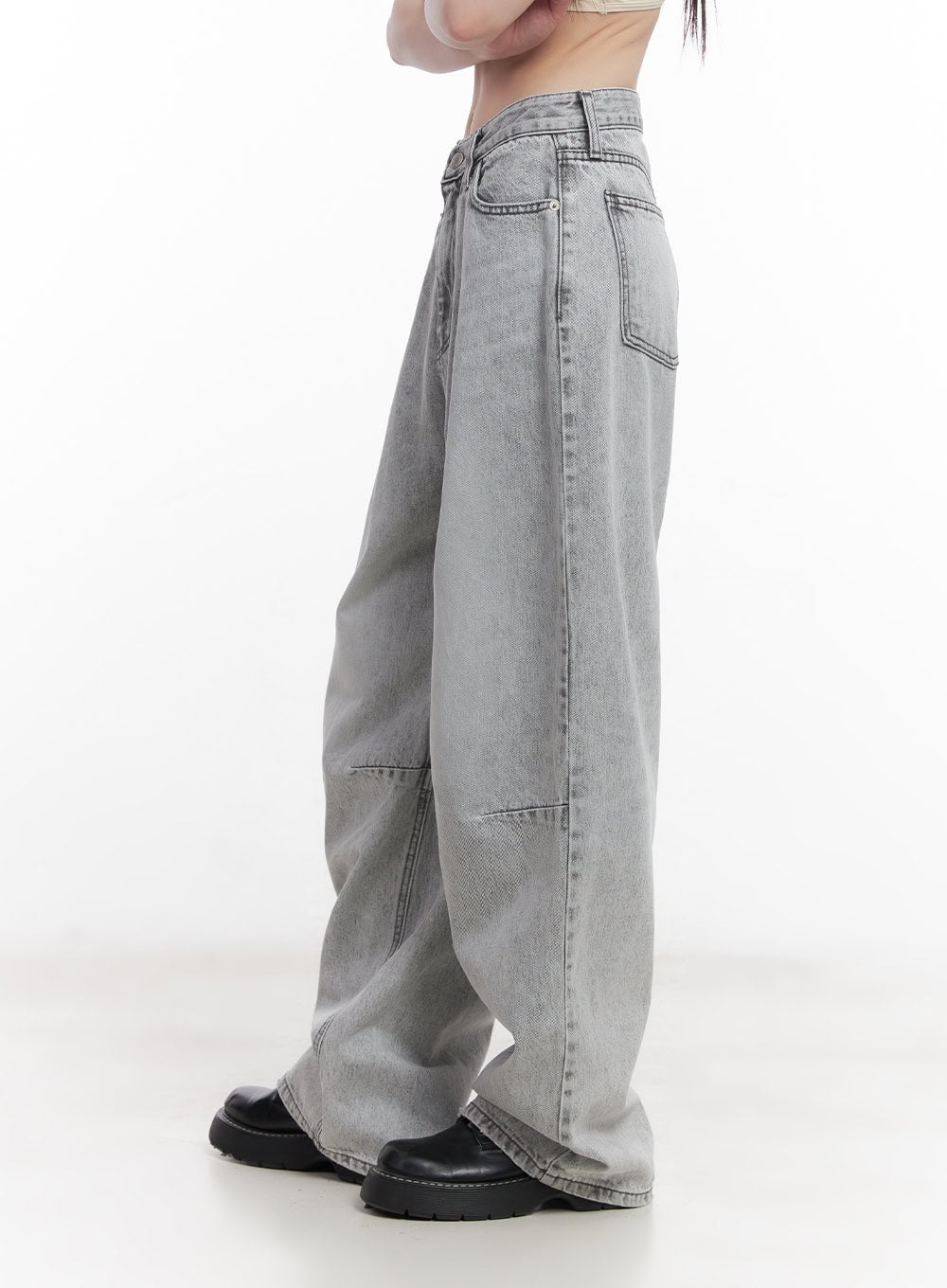 Melisa Washed Wide-Fit Jeans CU506