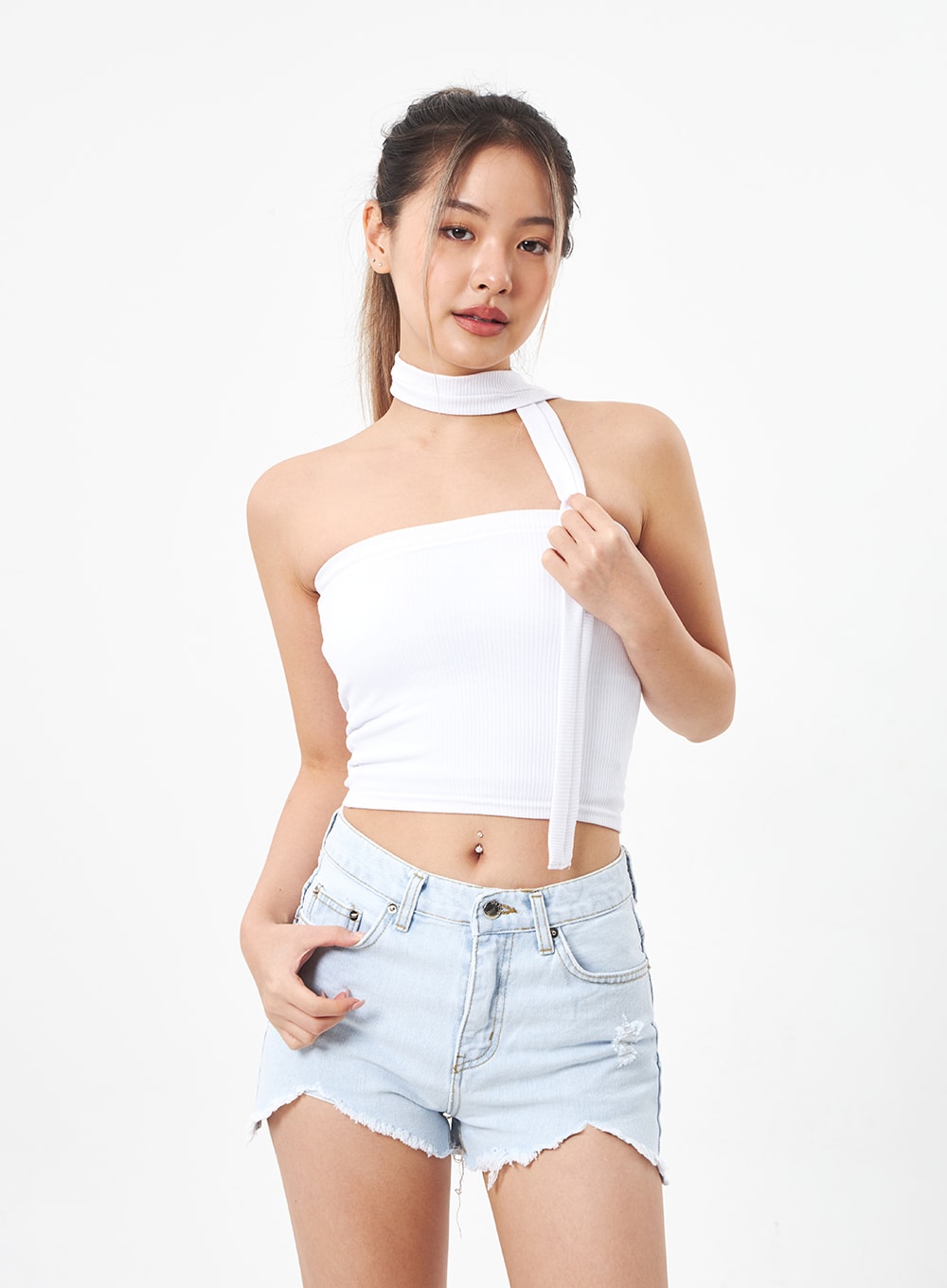 Tube Top With Scarf CA305