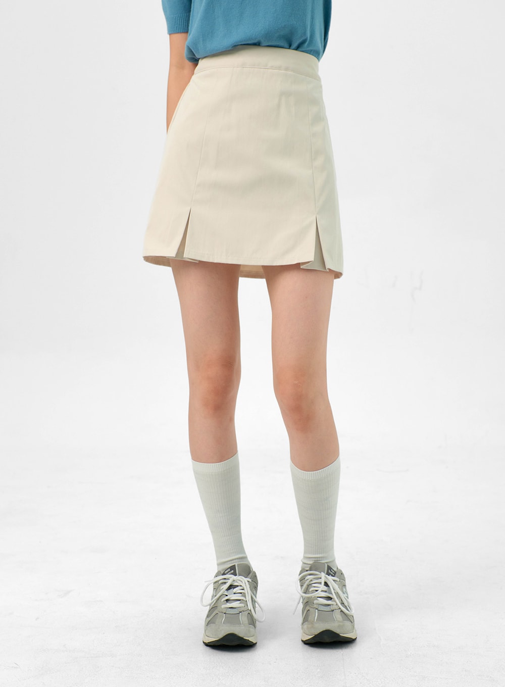 Pastel Pleated Mini Skirt OG327