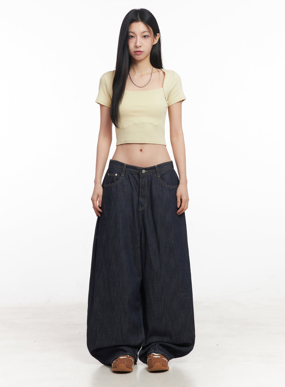 Slim-Fit Bolero Tee IY516