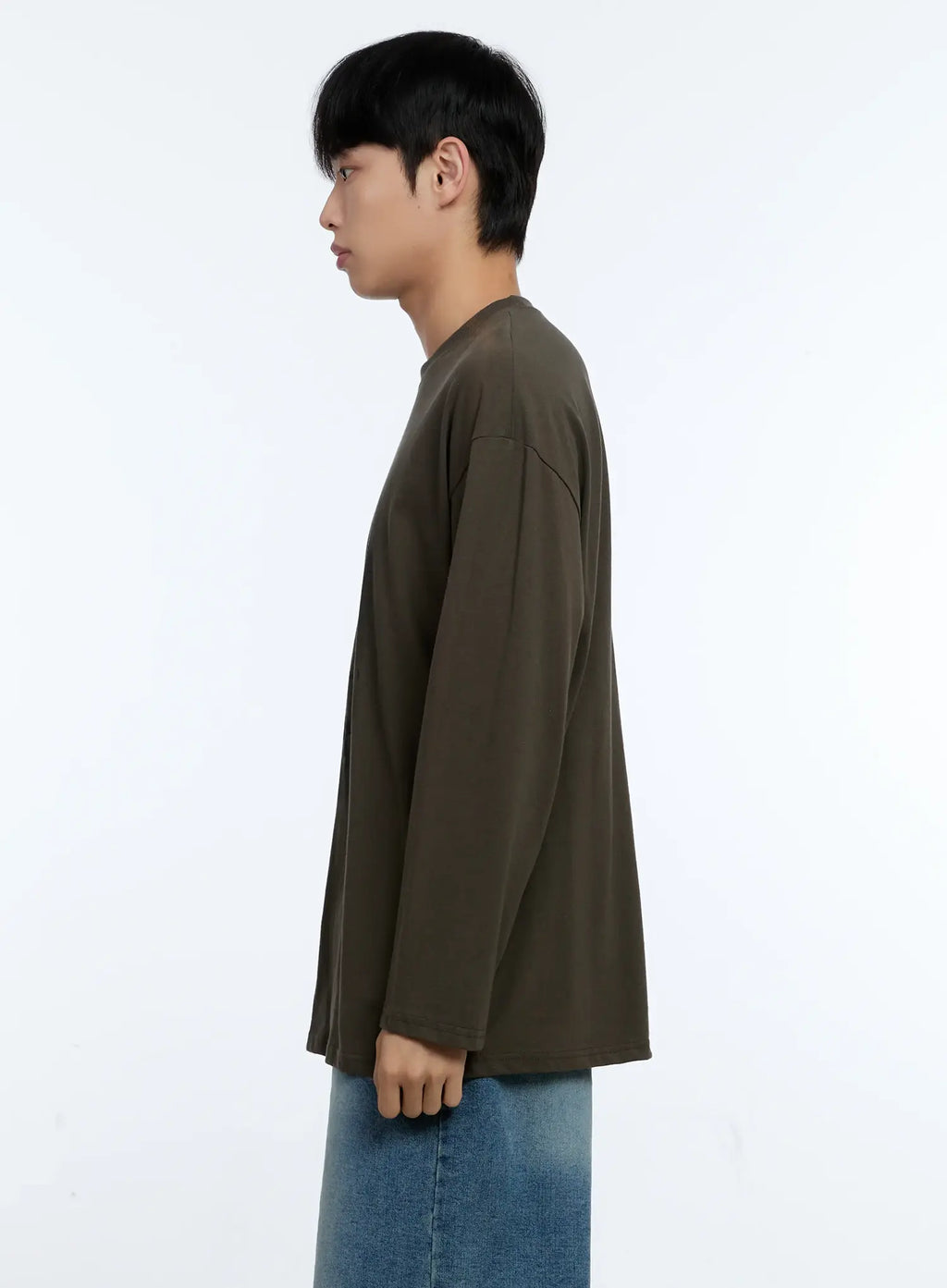 Men's Cat Graphic Long Sleeve T-Shirt IG515