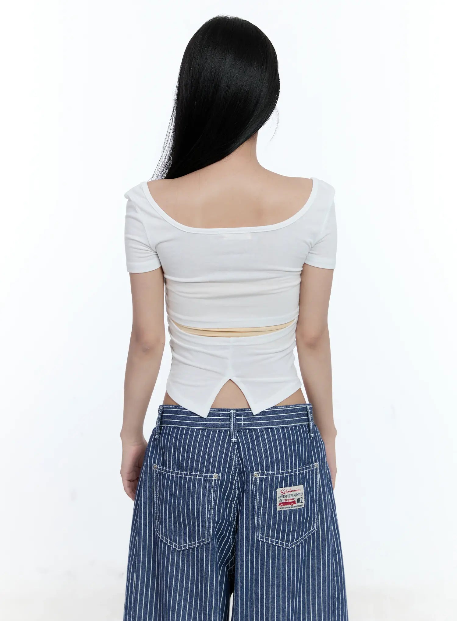 Square-Neck Crop Top CL530