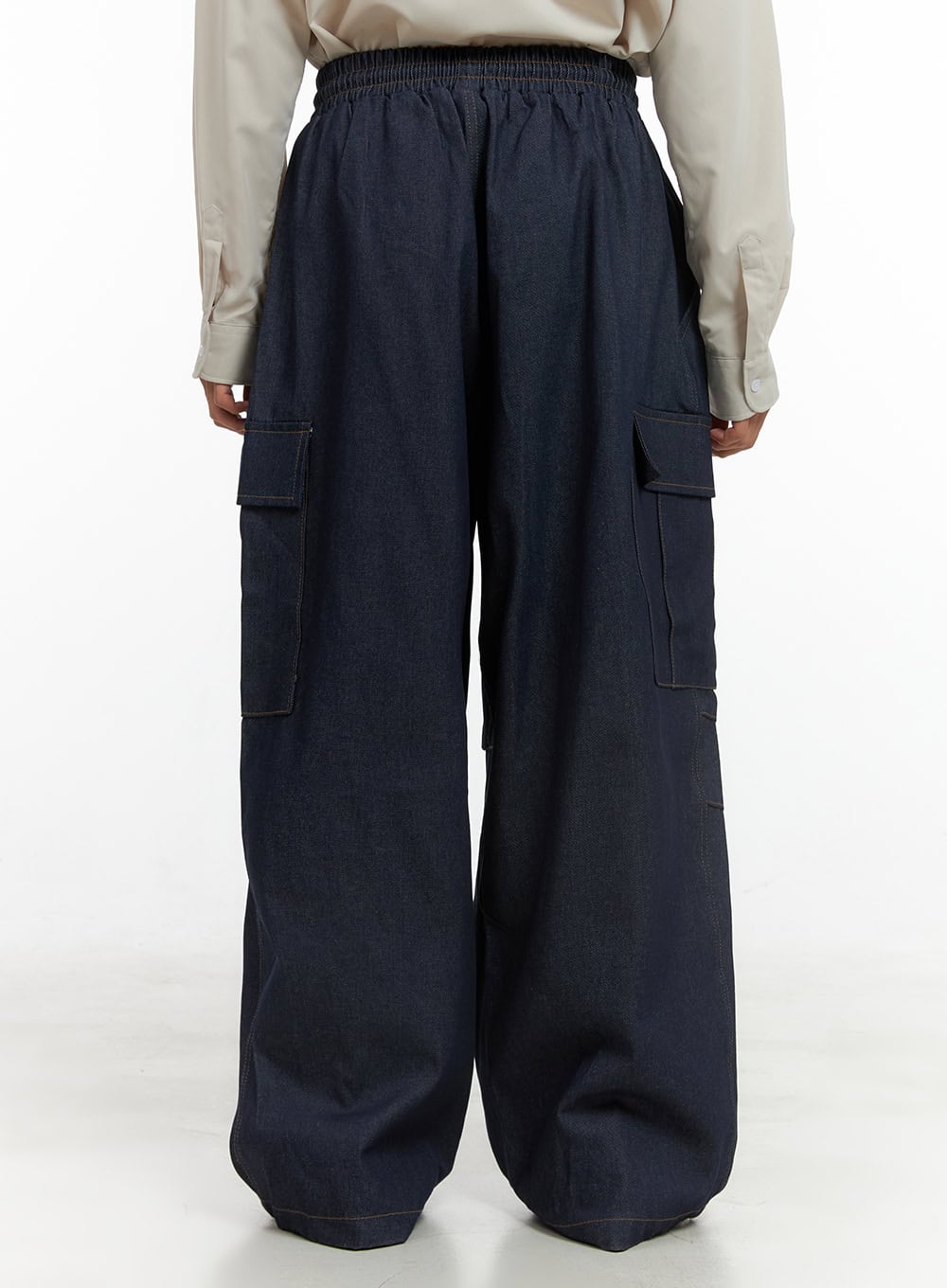 Men's Denim Cargo Stitch Jeans IS420