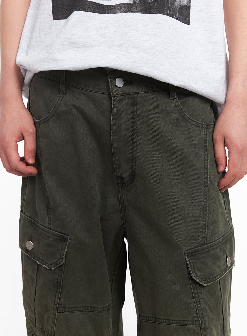 Men's Wide-Fit Cargo Pants IU512