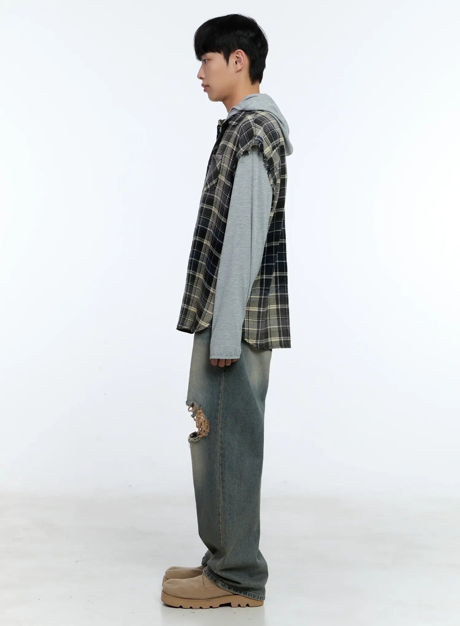 Men's Retro Ripped Jeans IL517