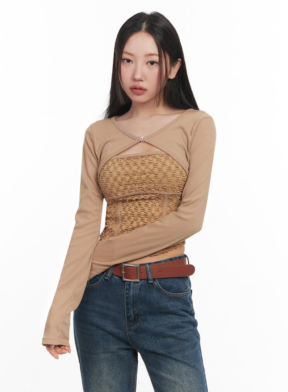 Buckle Bolero Cardigan IM525