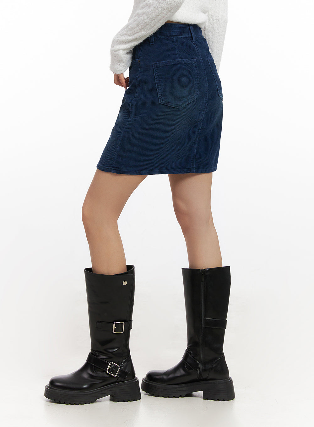 Cozy Denim Mini Skirt CN428