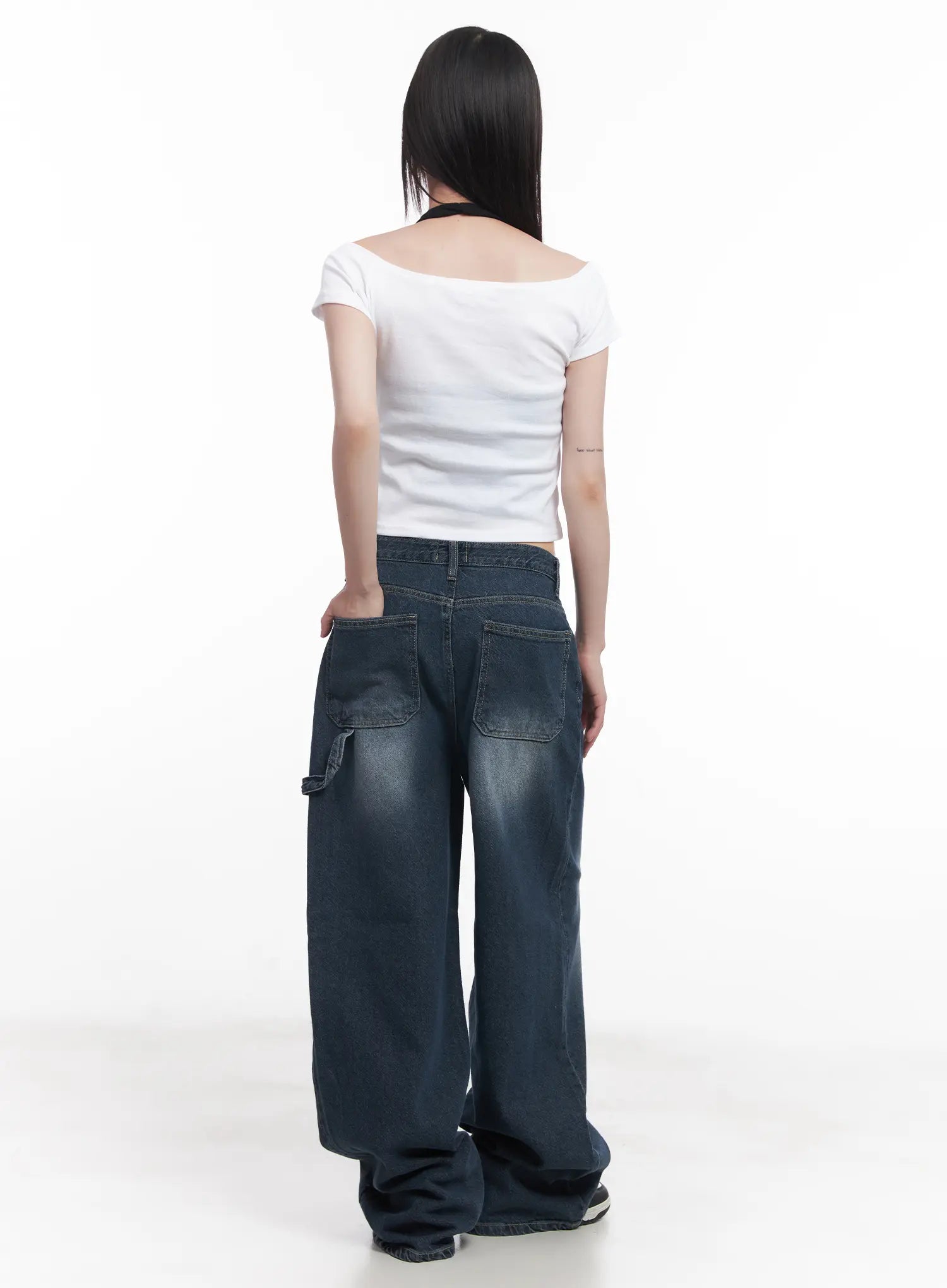 Cowboys Off-Shoulder Crop Tee CU518