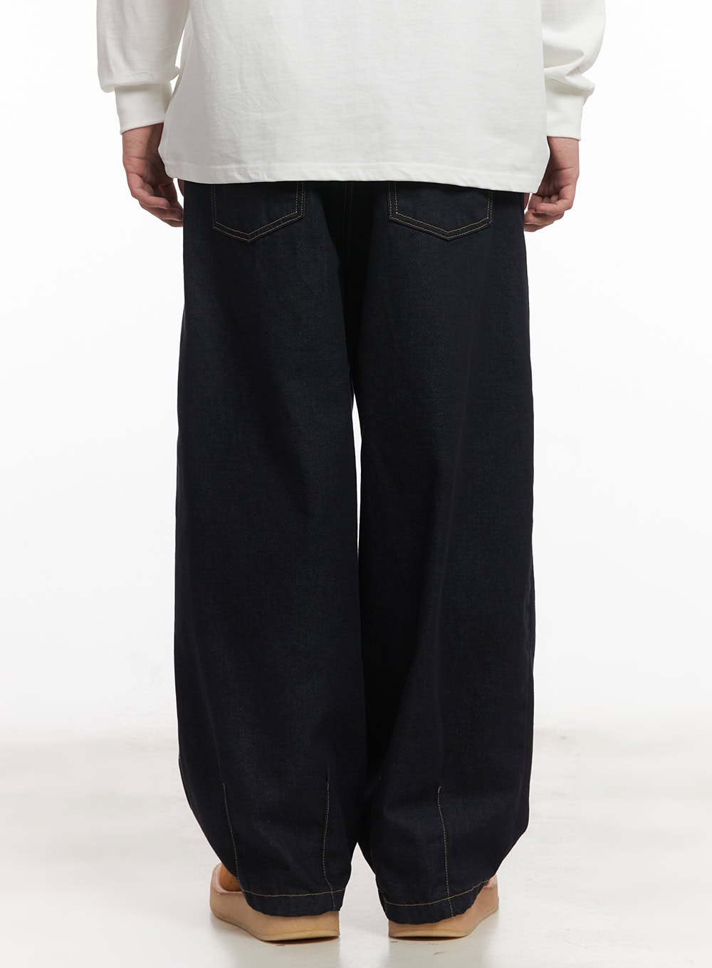 Men's Stitched Wide-Leg Jeans IM517