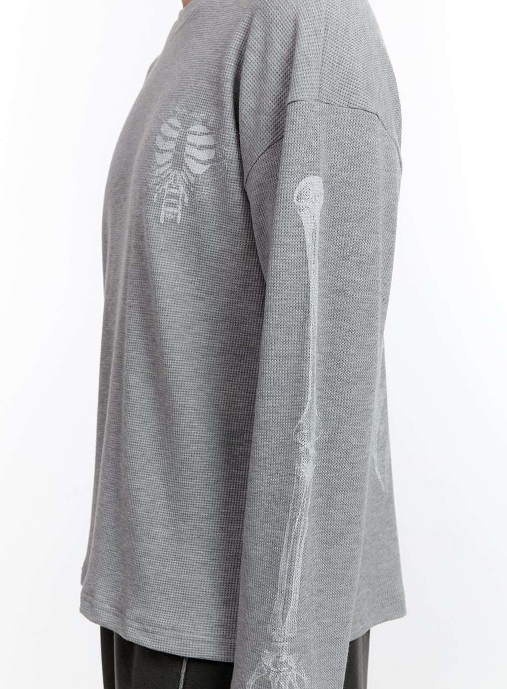 Men's Skeleton Graphic Long Sleeve Top IA504