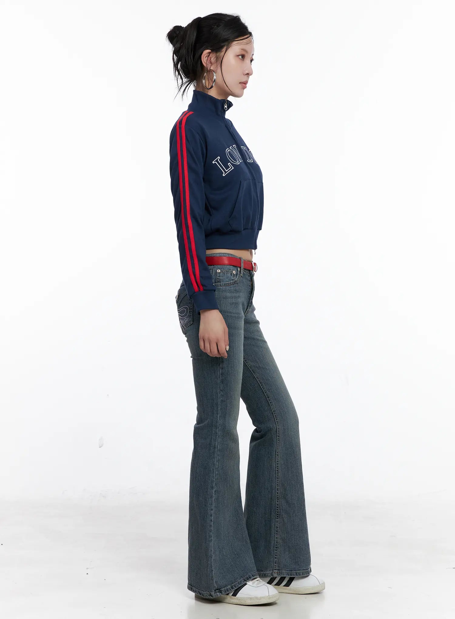 Maia Bow Flared Jeans CS510