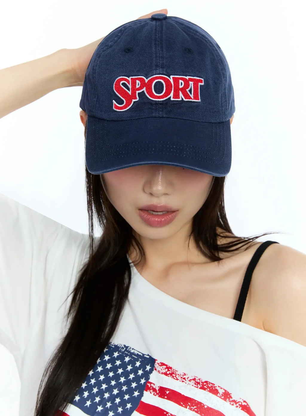 Washed Embroidered Hat IU525