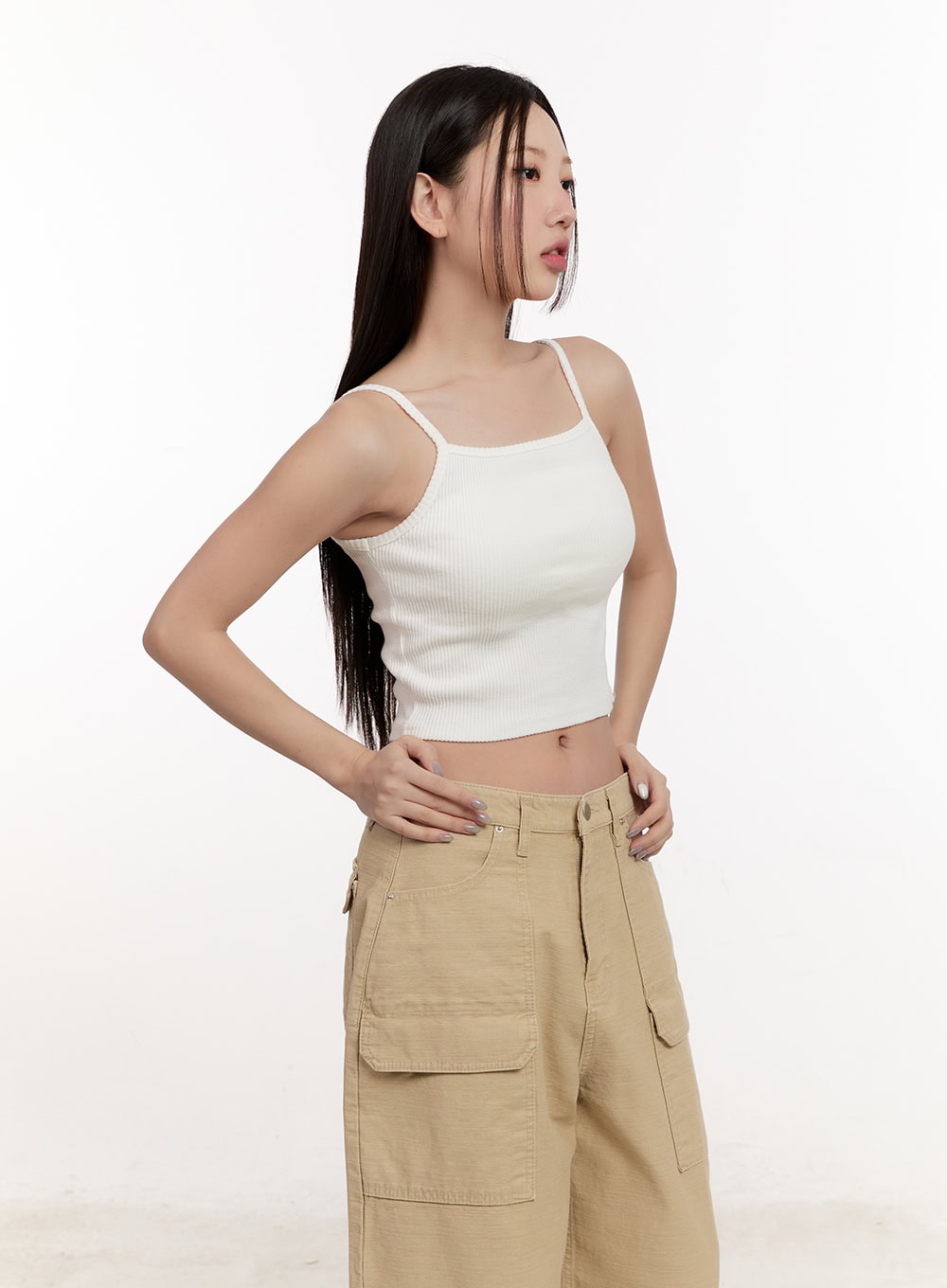 Ribbed Cami Top CM507