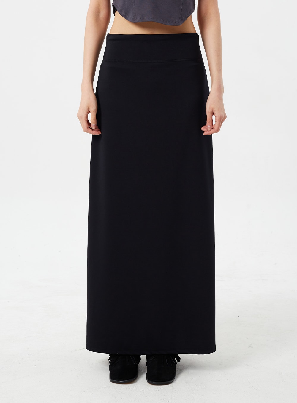 Mid-Rise Maxi Skirt CM307