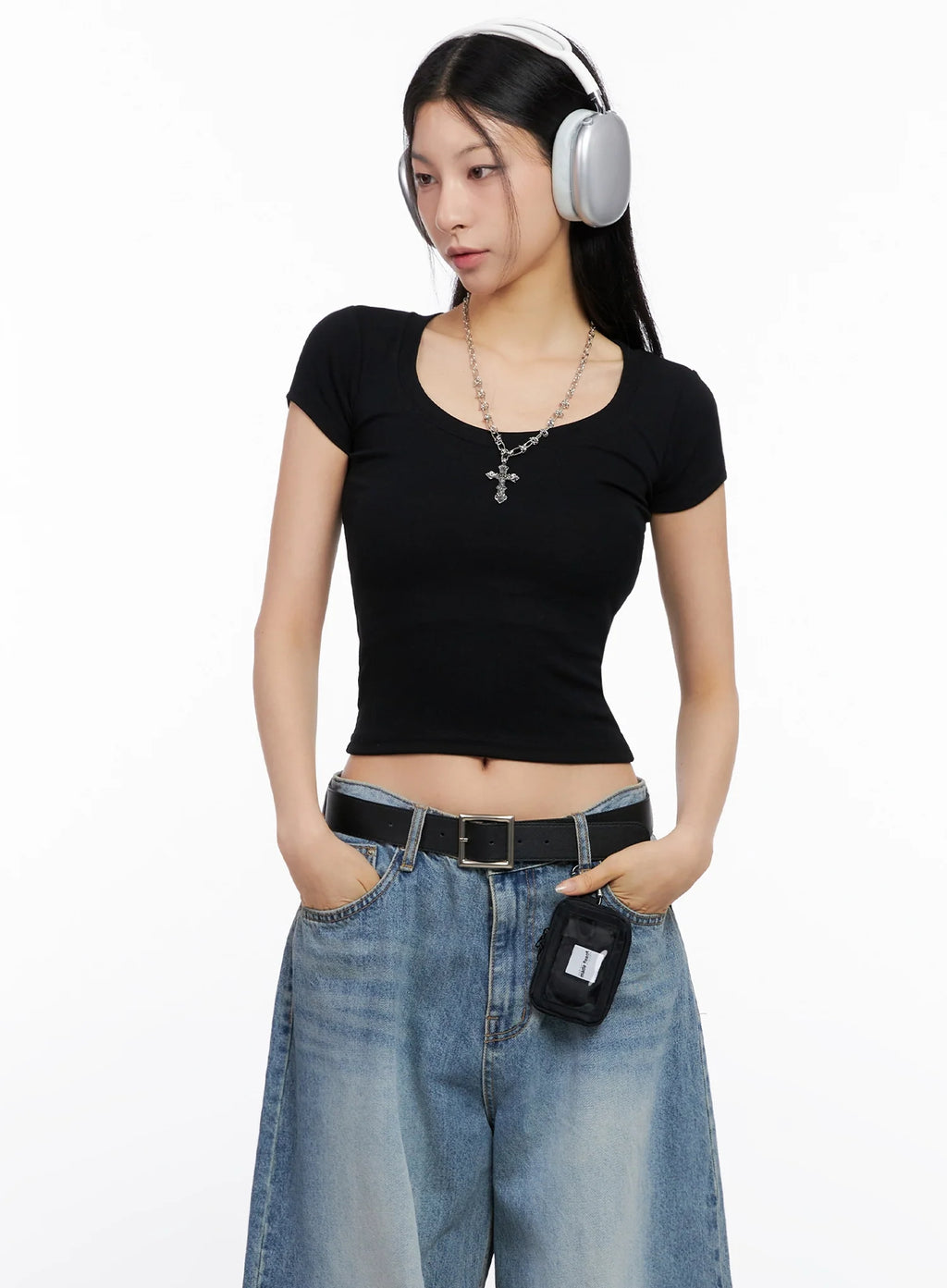 Unisex Cross-Chain Necklace IG512