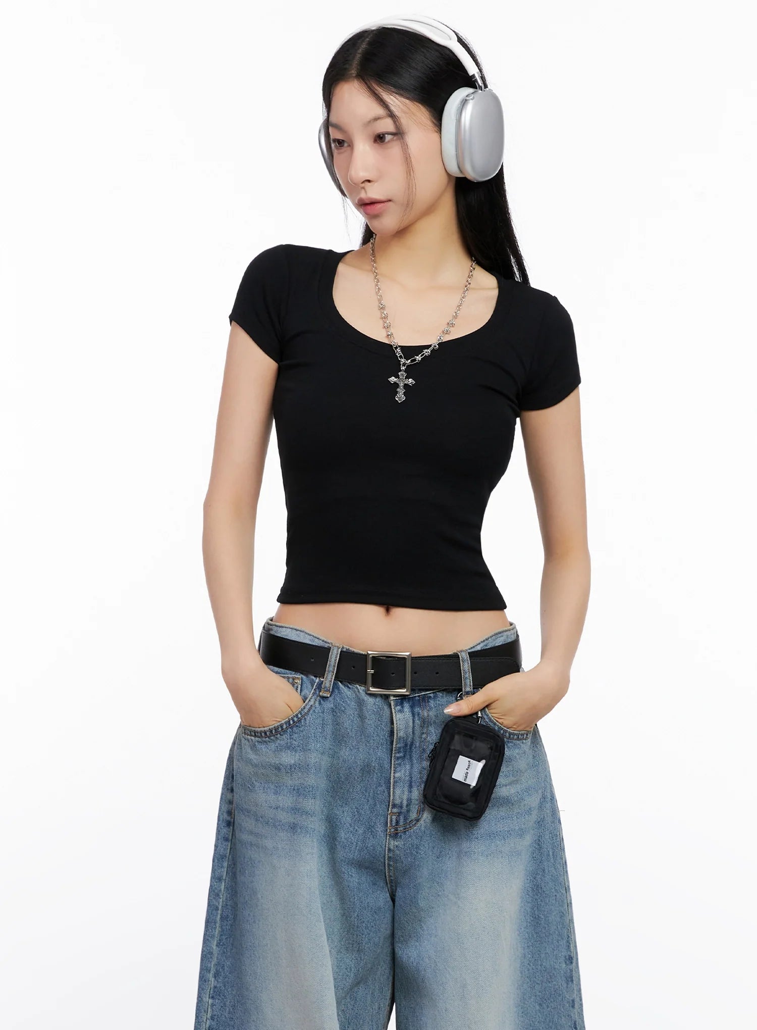 Unisex Cross-Chain Necklace IG512