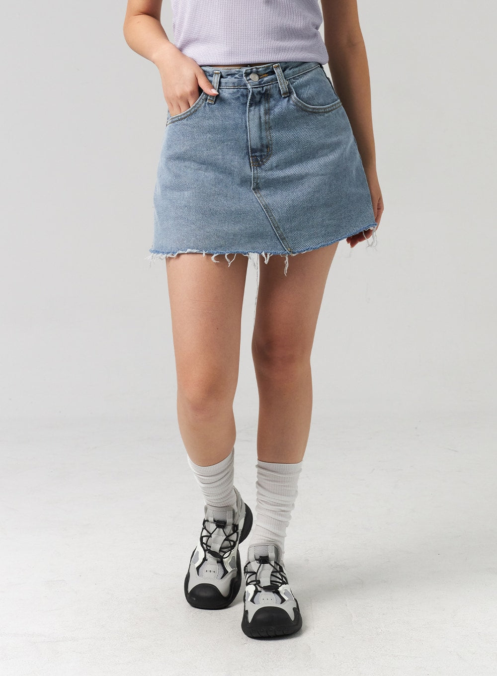 Denim Mini Skirt CL305