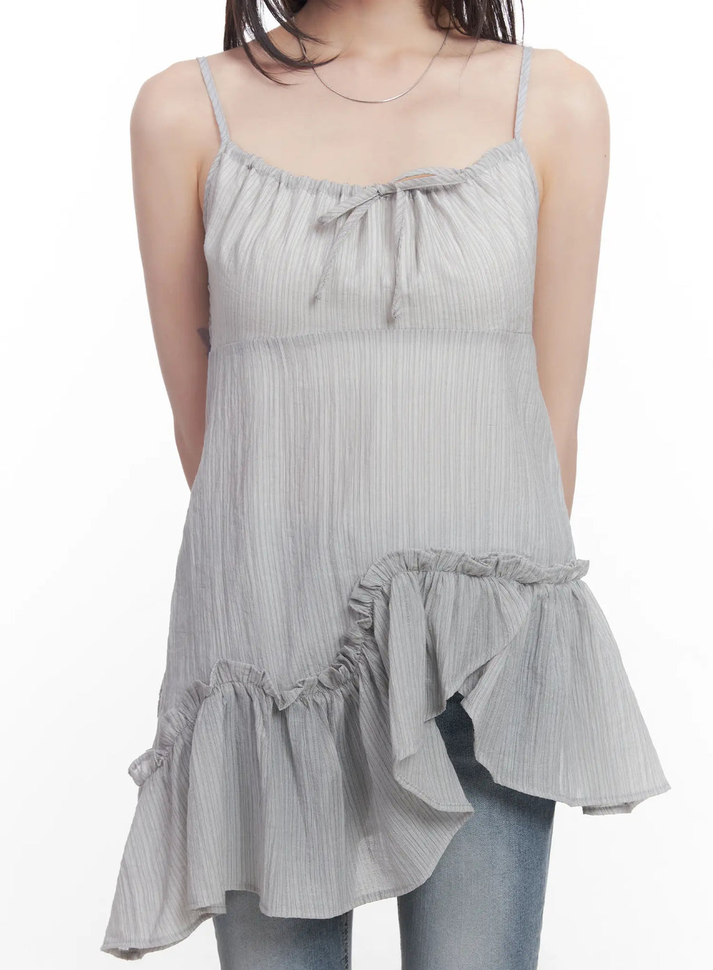 Asymmetric Cami Mini Dress CU520