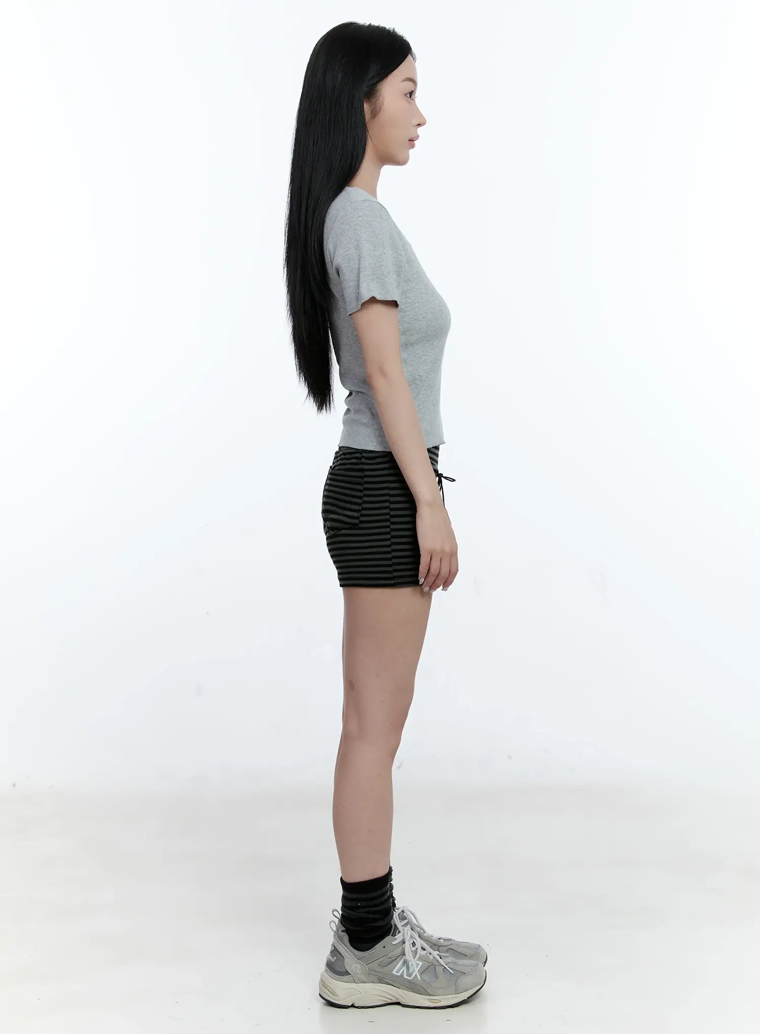 Bead Embellished Crop Tee CG501