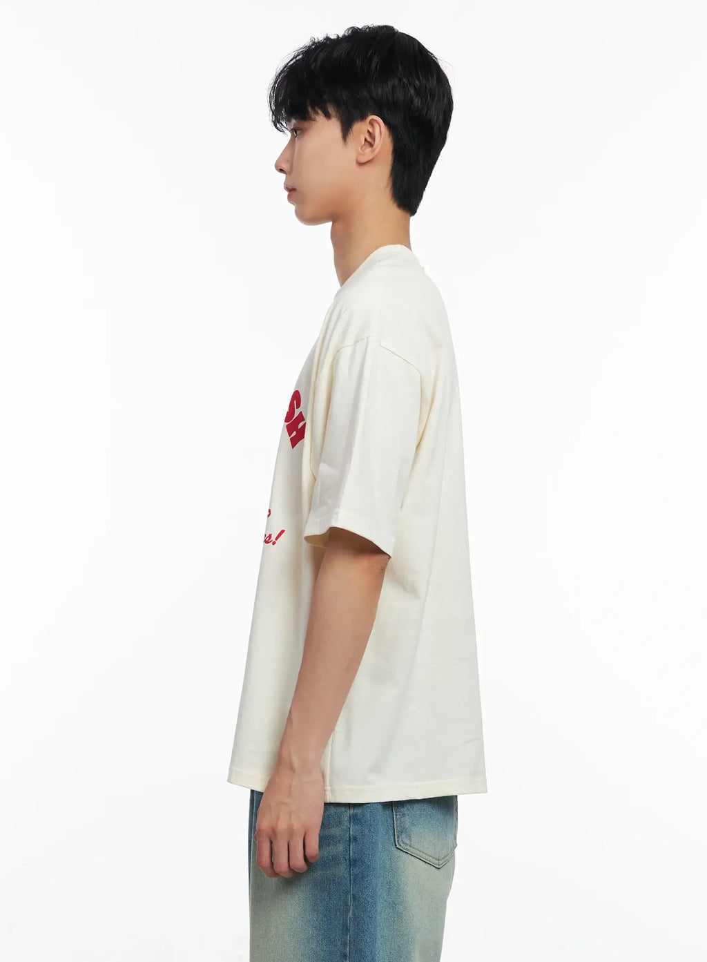 Men's Vintage "Lucky Wash" Graphic T-Shirt IL501