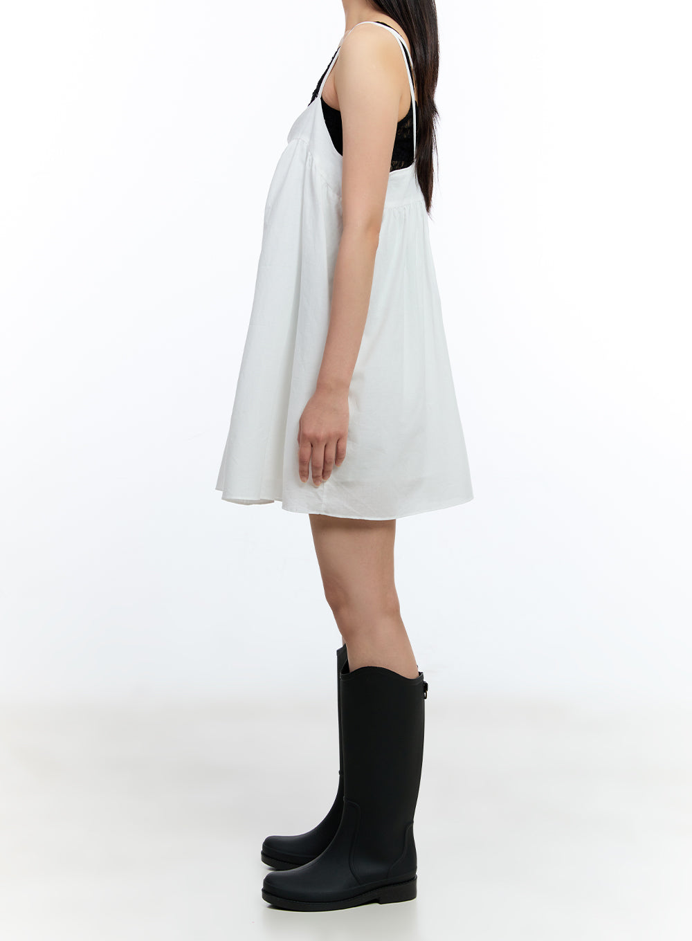 Shirred Cami Mini Dress IU503