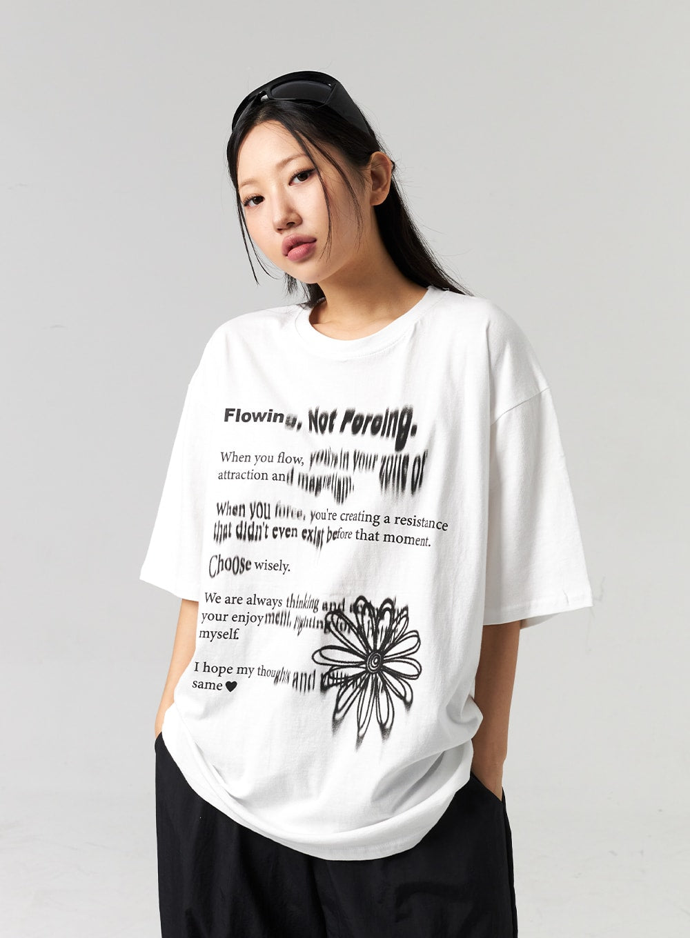 Graphic Oversized Tee CL307
