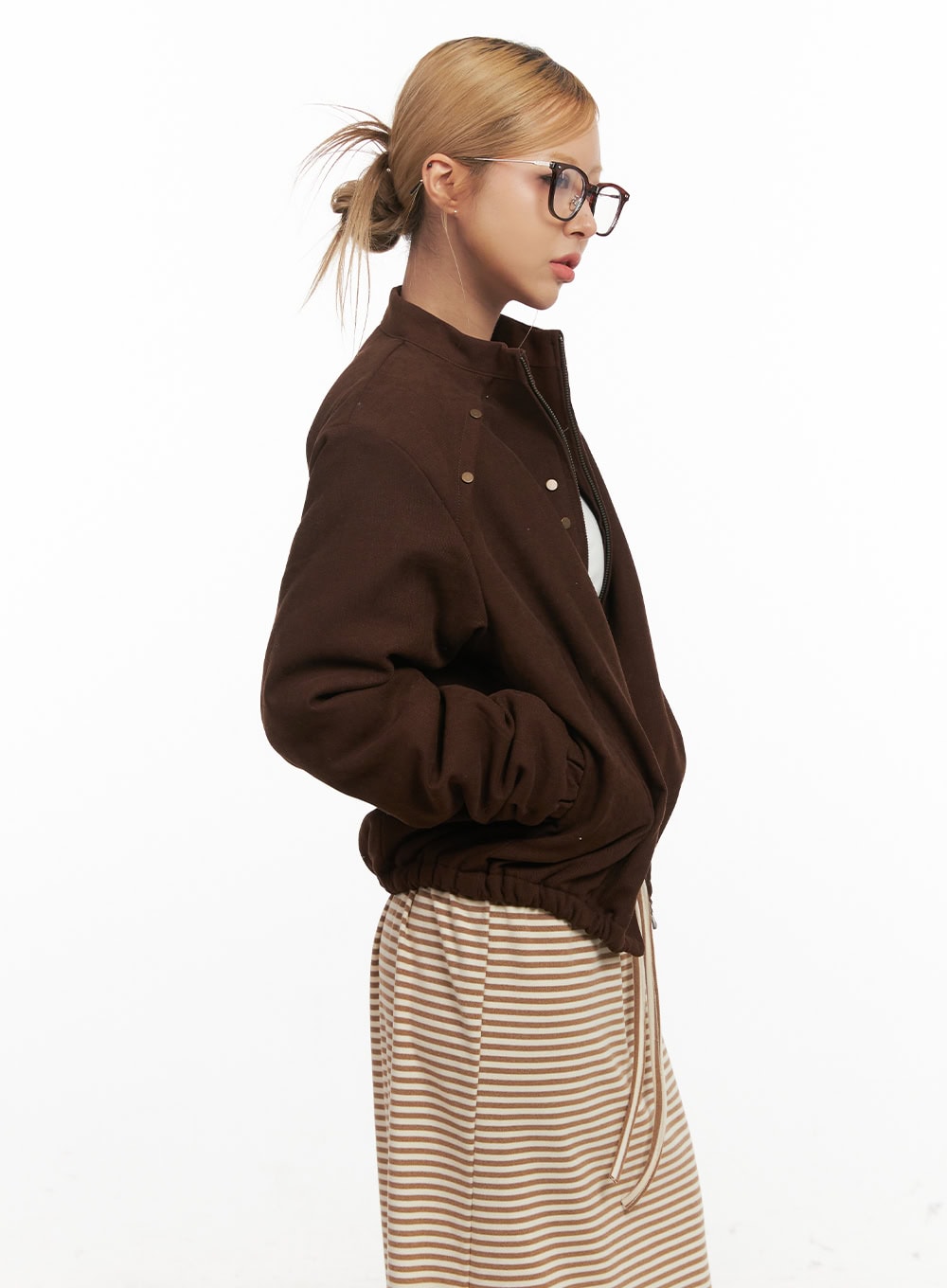 Relaxed-Fit Suede Jacket CJ508