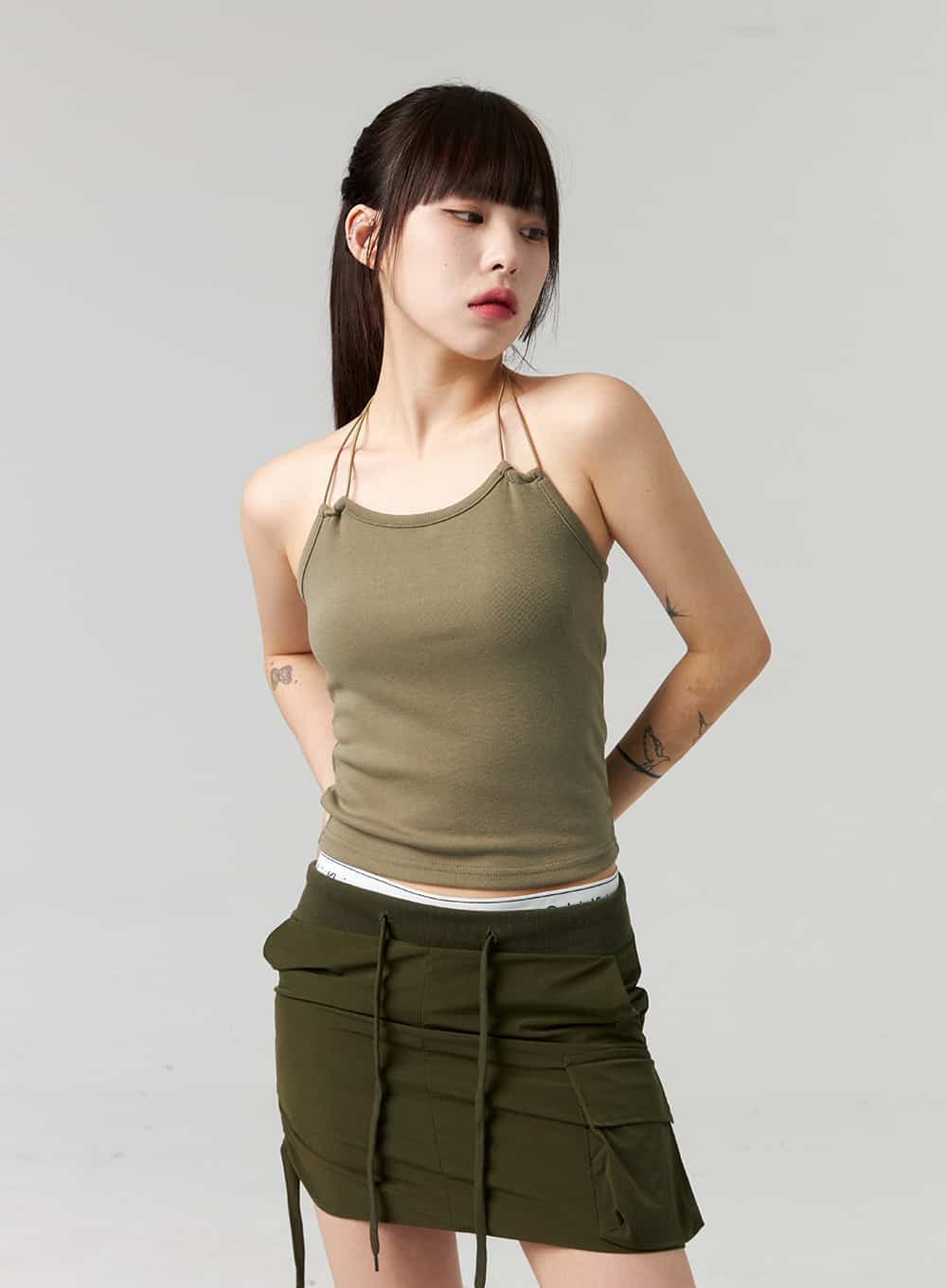 Halter Neck Basic Top CL324