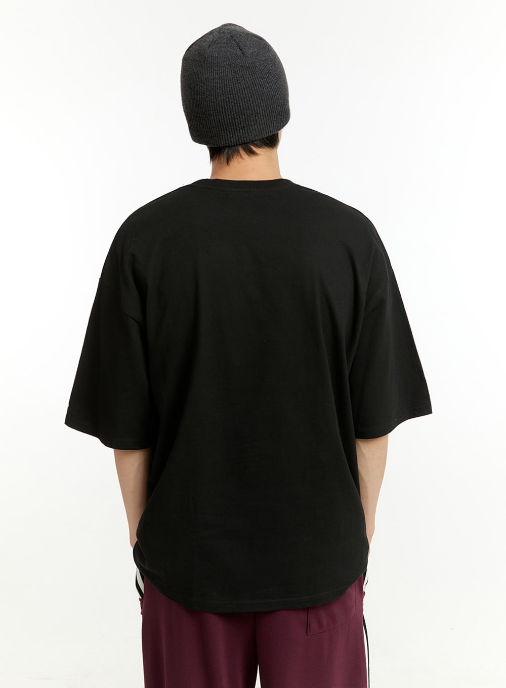 Men's Cotton Lettering T-Shirt IL418