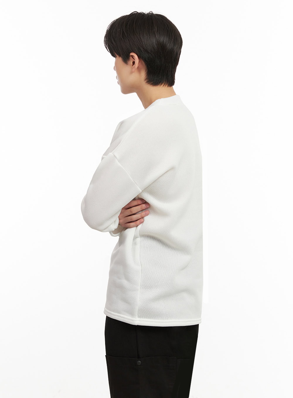 Men's Basic Loose-Fit Sweater IJ517