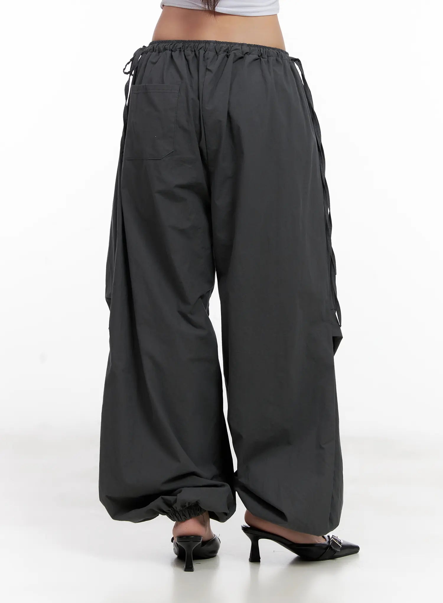 Pleated Wide-Leg Joggers CL518