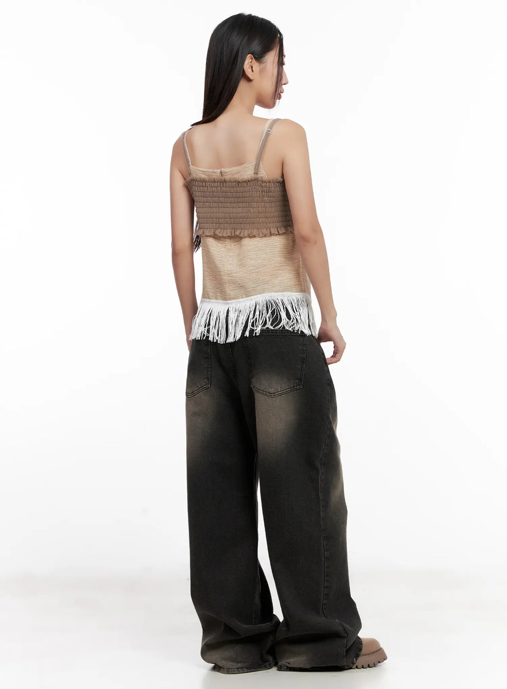 Ribbon Frill Top CL521