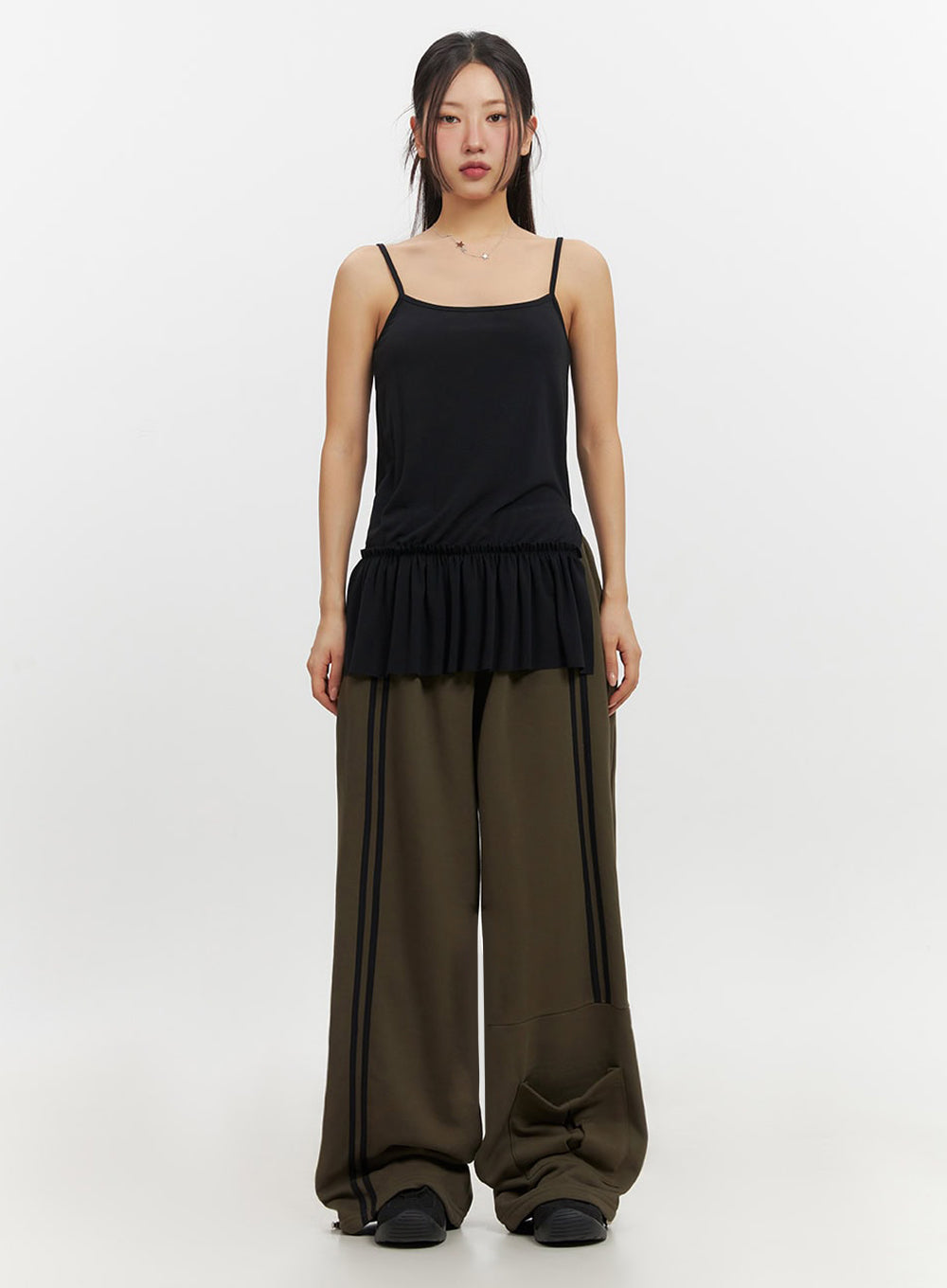 Ruffle Layered Camisole Top IF510