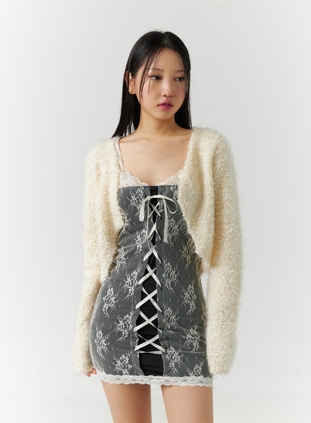 Soft Knit Crop Cardigan CD301