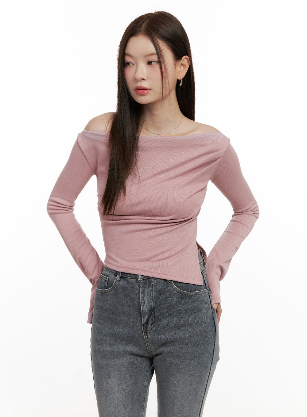 Elegant One-Shoulder Top ON422