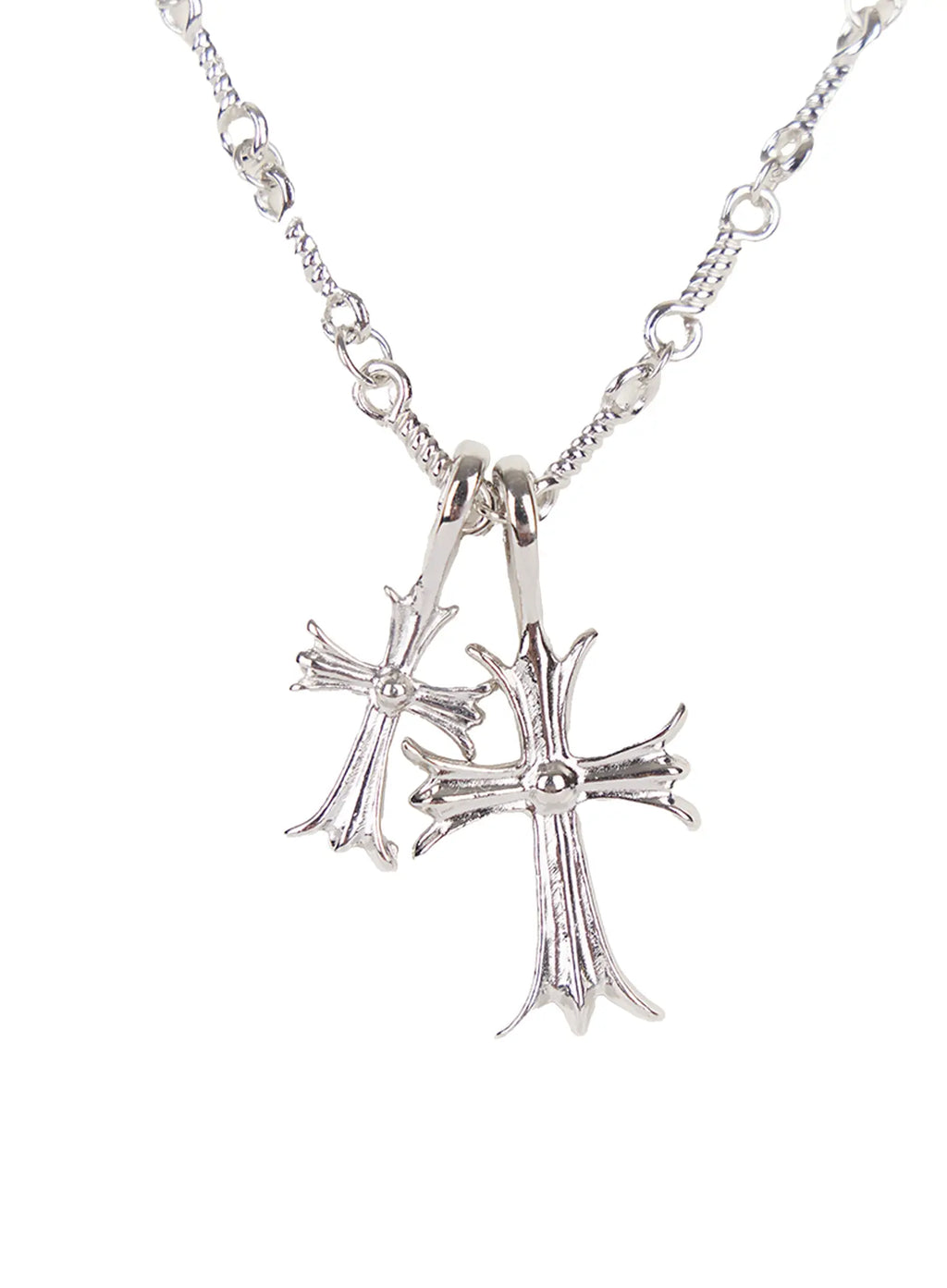 Double Cross Chain Necklace CL530
