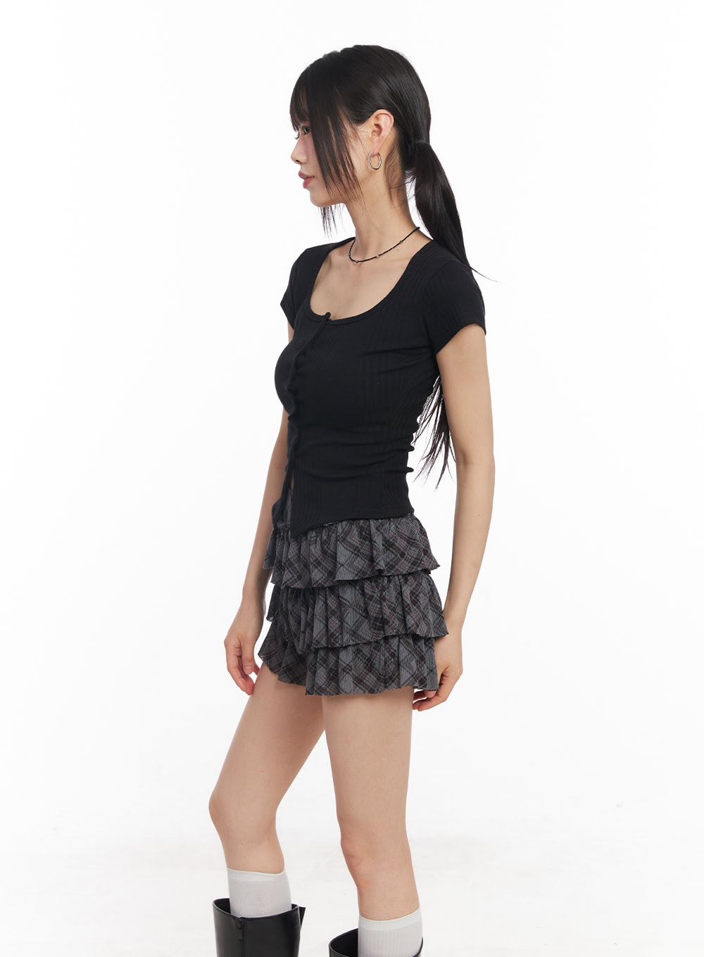 Slim-Fit Short Sleeve Cardigan CY514