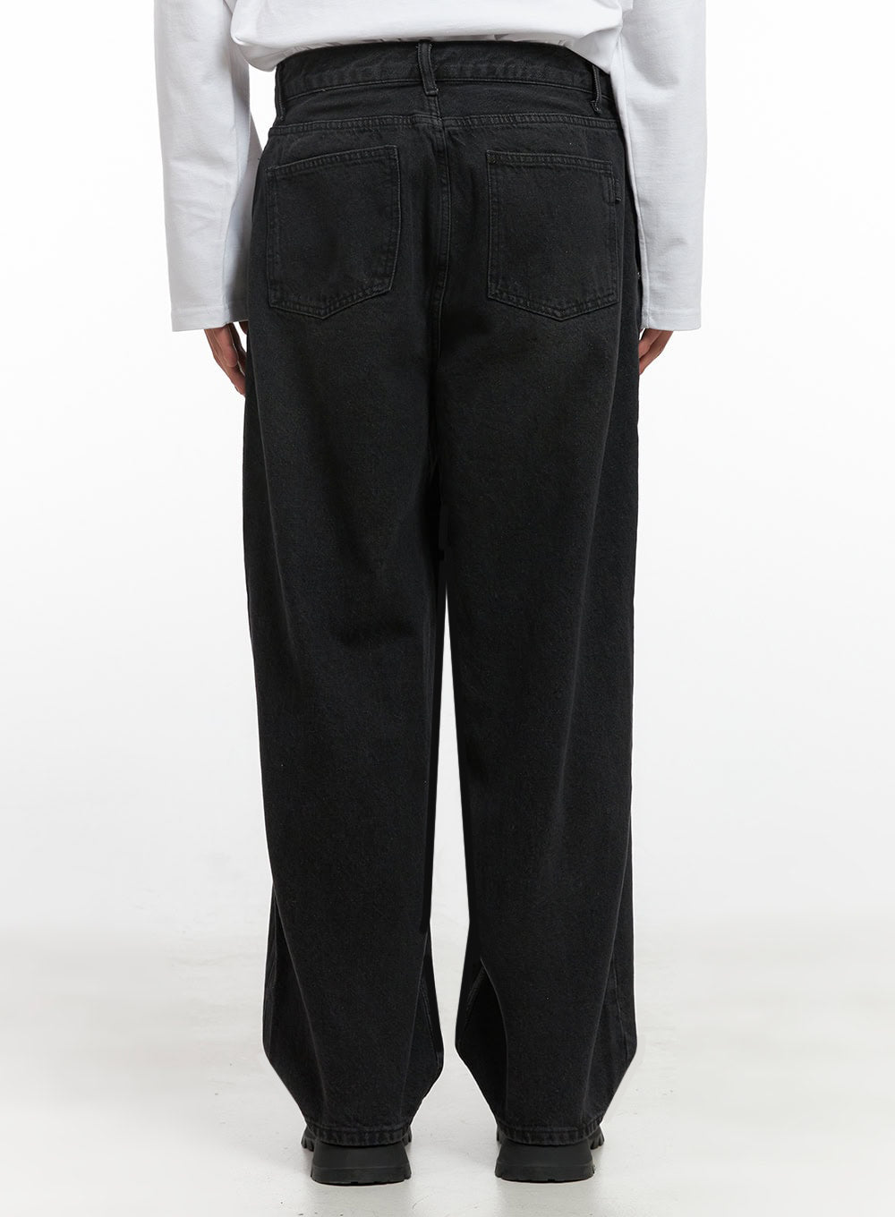 Men's Pintuck Washed Denim Jeans ID406