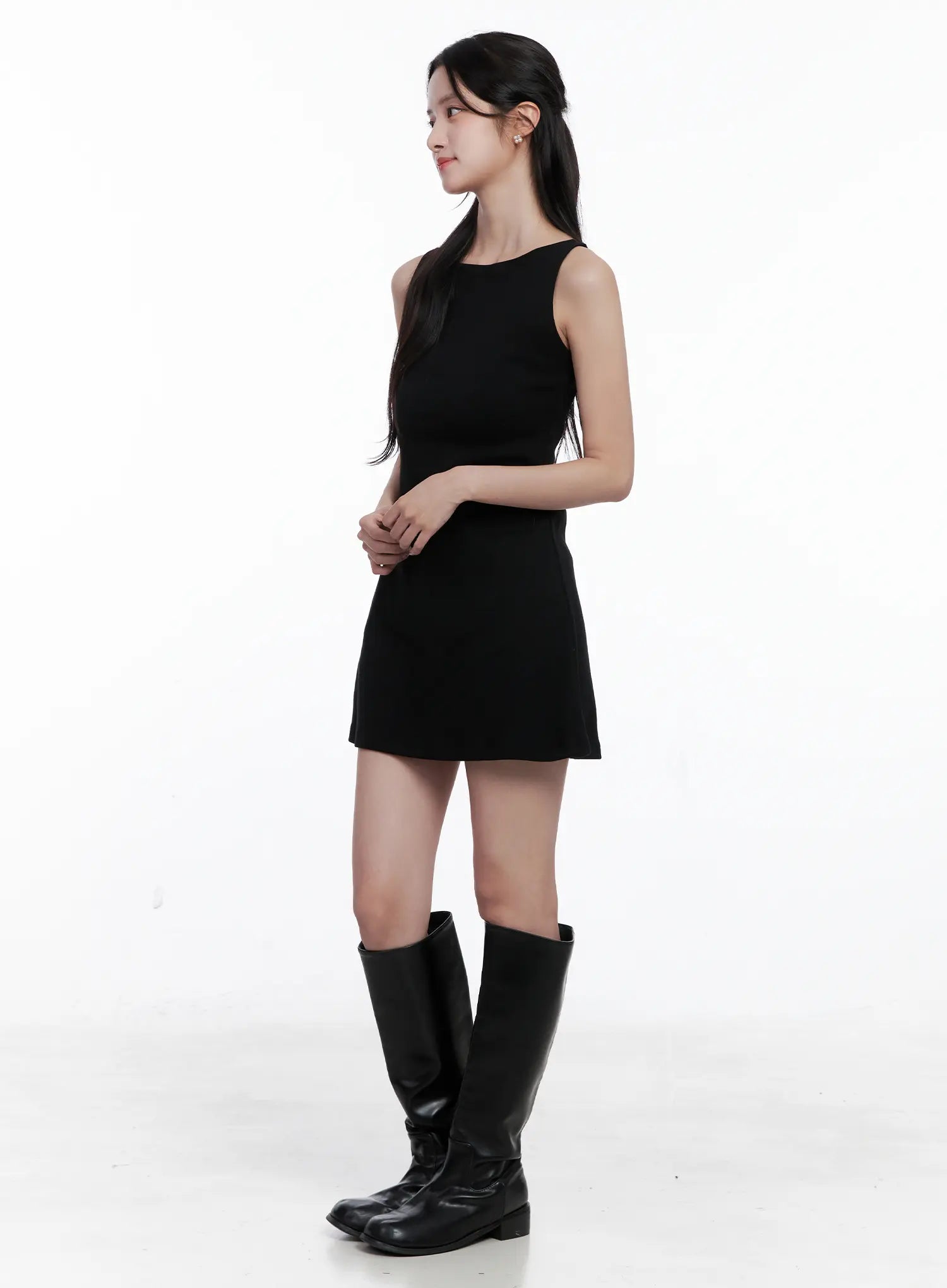 Elegant Sleeveless Mini Dress CS519