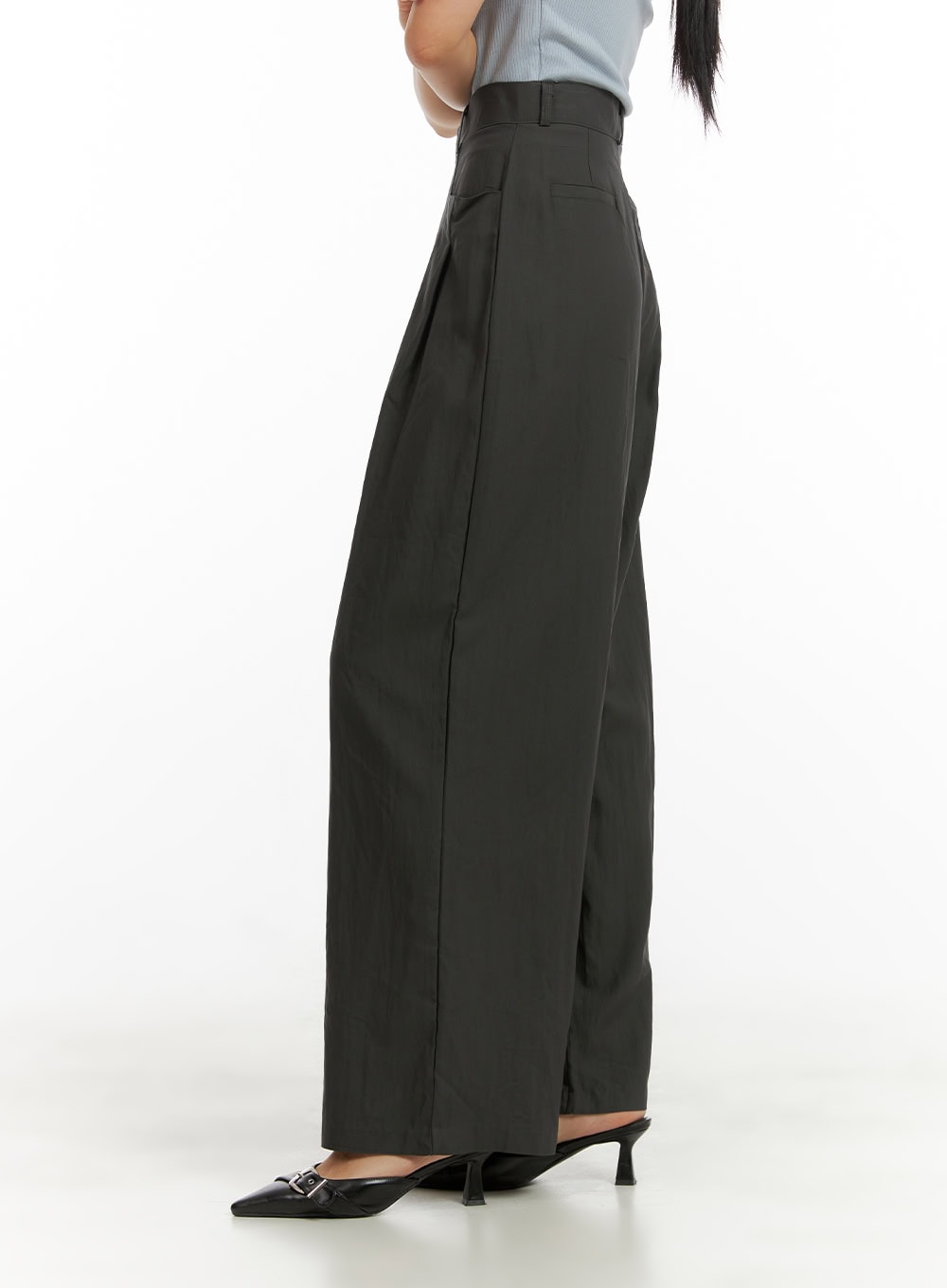 Summer Pintuck Tailored Pants CU414