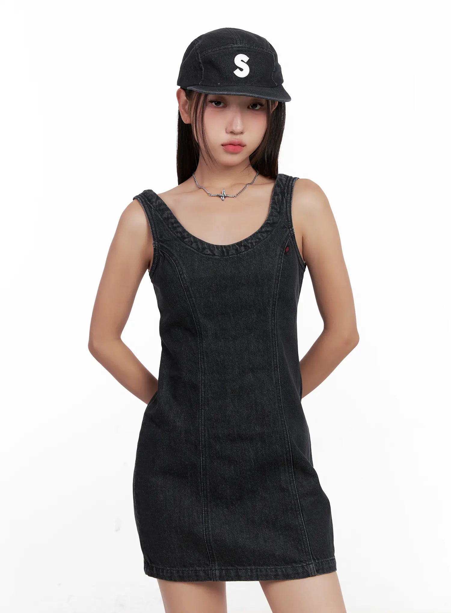 Denim Mini Dress CL521