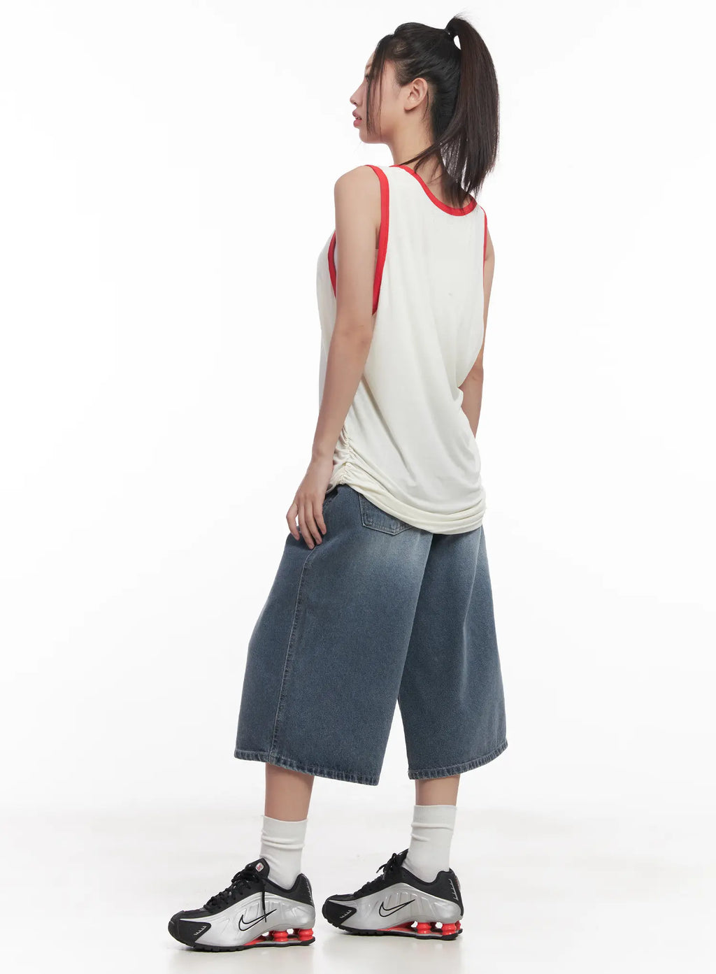 Graphic Two-Tone Tank Top CU516